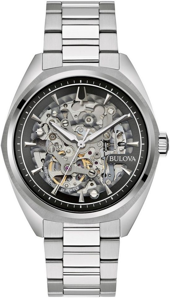 Bulova Mechanische Uhr 96A293, Stilvolle Mechanische Uhr für Herren