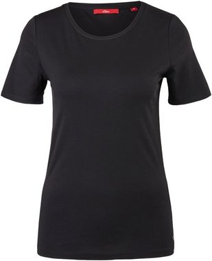 s.Oliver T-Shirt mit zartem Rollsaum