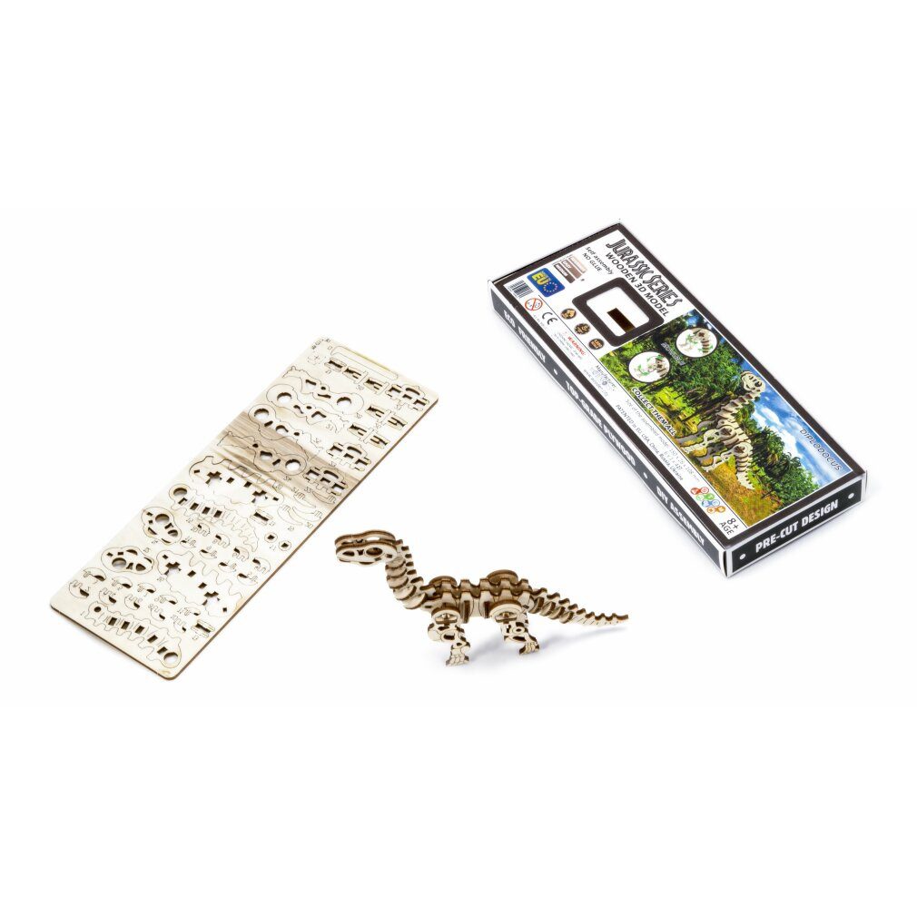 Wooden City 3D-Puzzle 3D-Puzzle Diplodocus 50 Teile, Puzzleteile