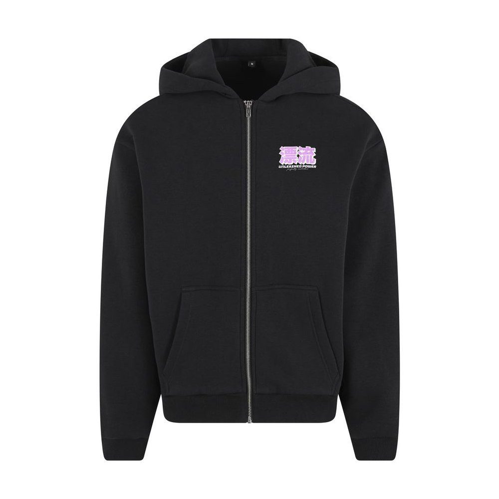 Mister Tee Hoodie Unleashed Power Fluffy Zip Hoody