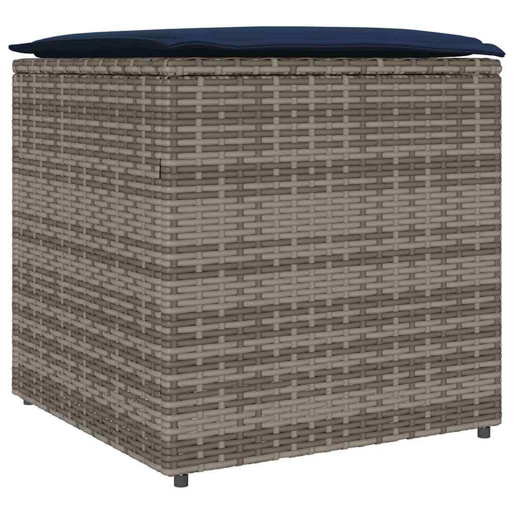 vidaXL Gartenbox Kissenbox mit Speicher Grau günstig online kaufen
