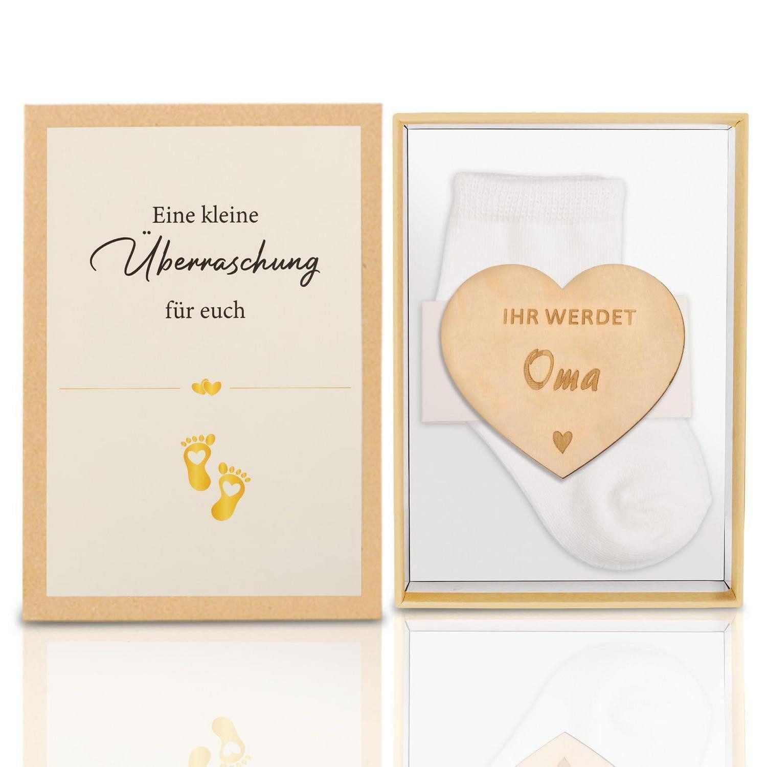 LuxusKollektion Geschenkbox Geschenkbox Oma Babyankündigung (1 St)