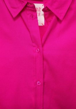 STREET ONE Longbluse Street One Longbluse in Unifarbe in Lavish Pink (1-tlg) Nicht Vorhanden