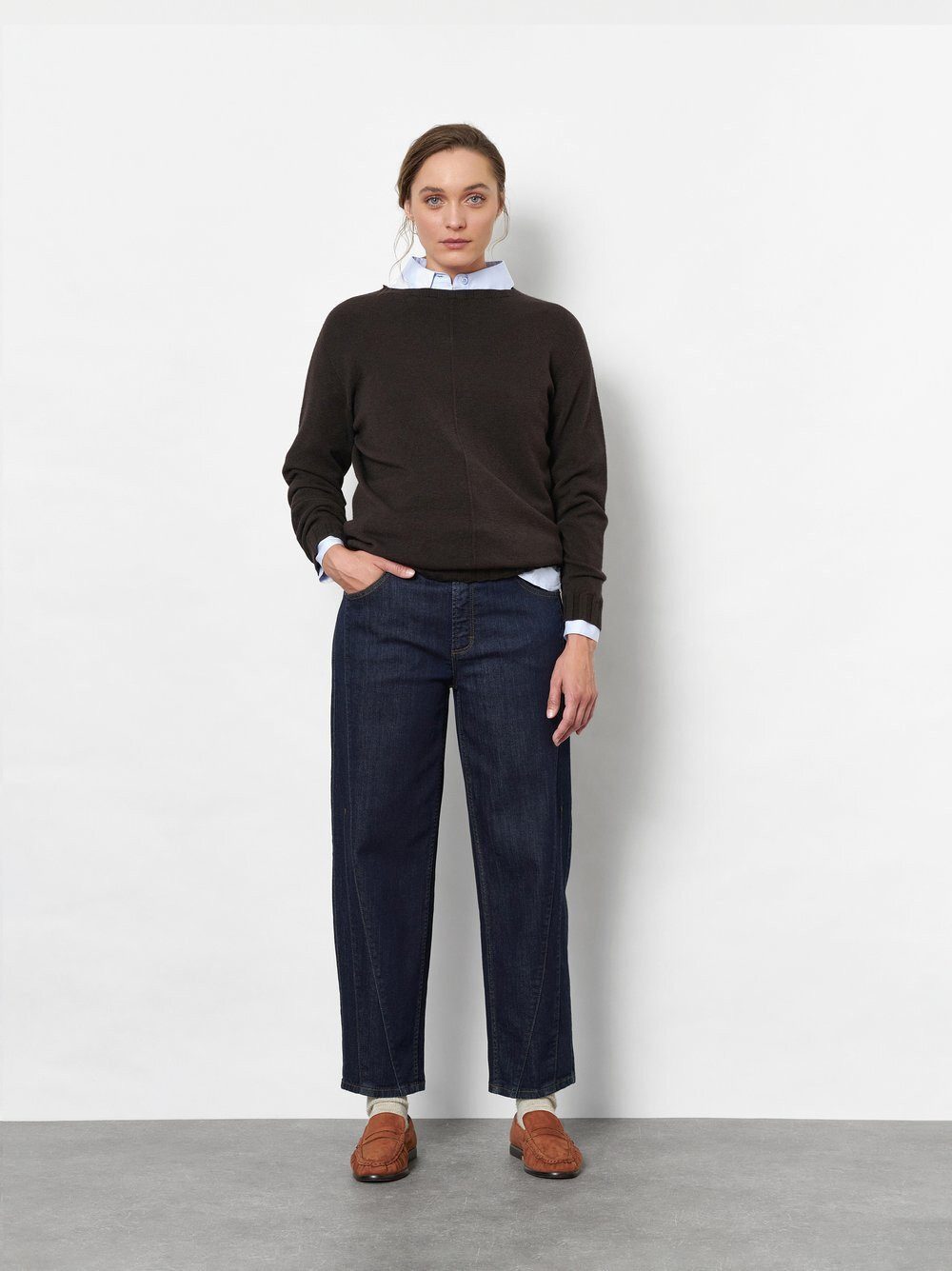 TONI Loose-fit-Jeans Liv Barrel in Barrel-Fit
