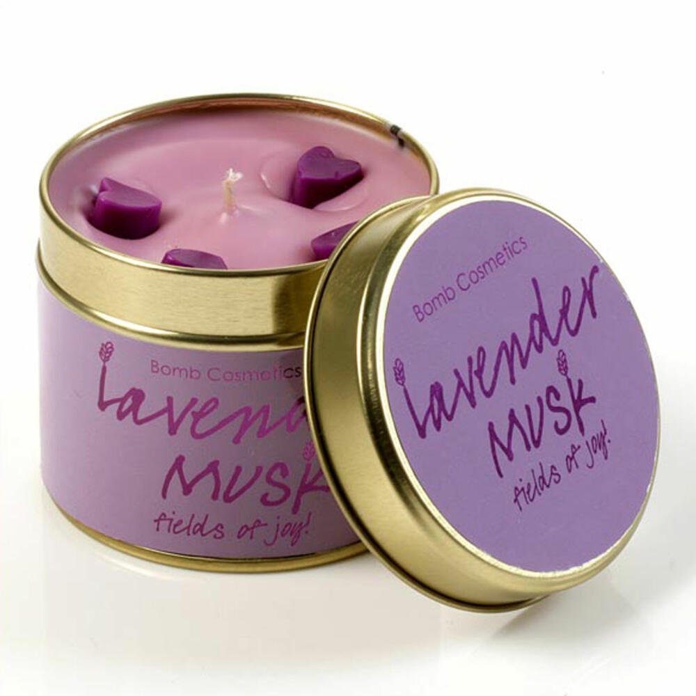 Bomb Cosmetics Duftkerze Lavender Musk, in Metalldose