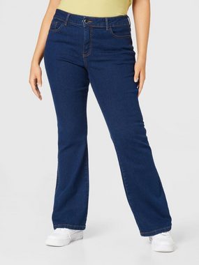 Zizzi Bootcut-Jeans ELLEN (1-tlg) Впередes Detail, Plain/ohne Details