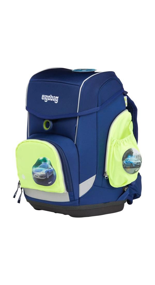 ergobag Schulranzen Fluo LED Seitentaschen Set, reflektierend