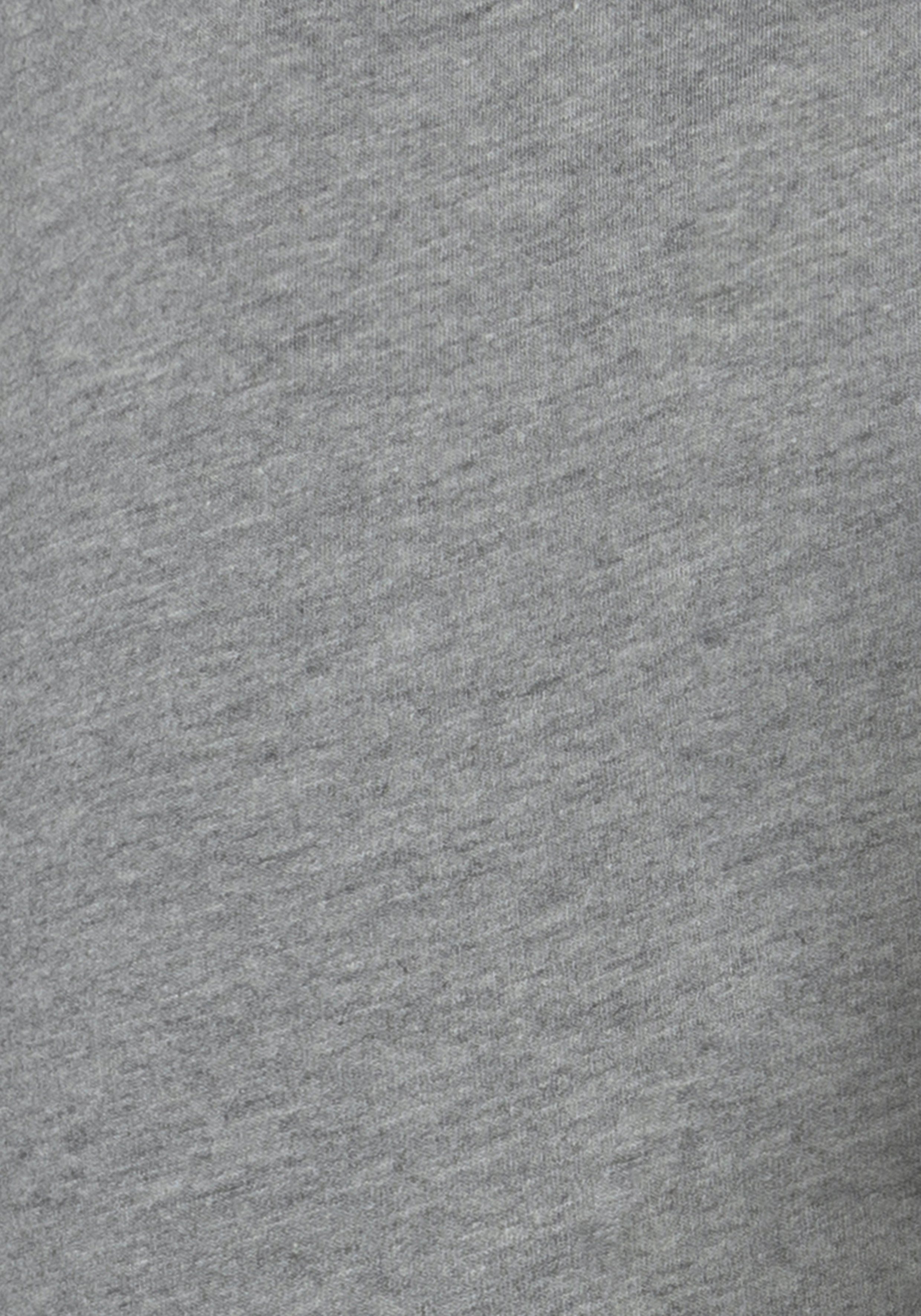 grau-meliert Streifen H.I.S seitlicher mit Logodruck Sweathose