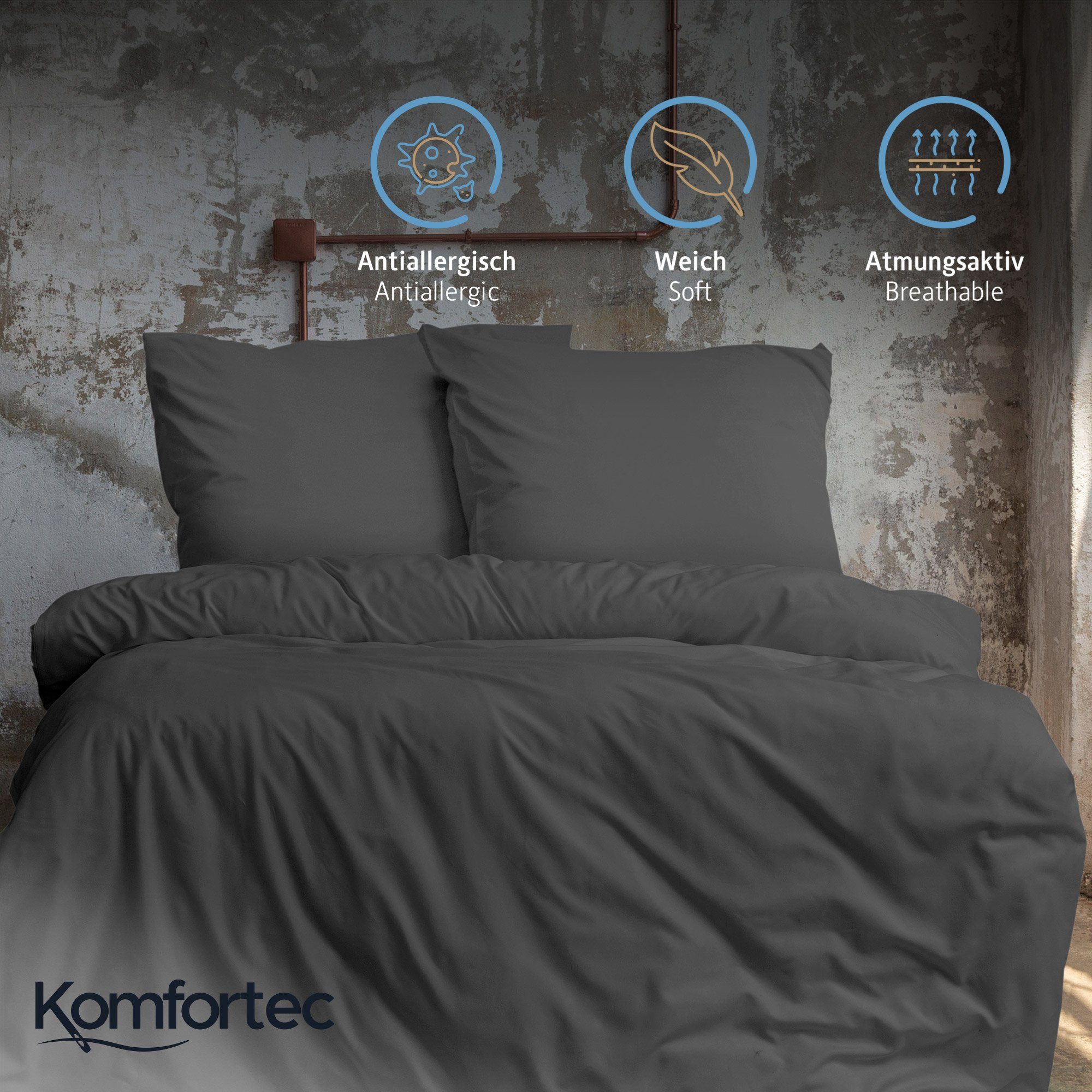 Komfortec Bettwäsche Premium, 135 x 200 günstig online kaufen