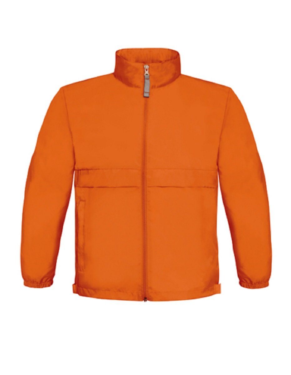 B&C Windbreaker leichte Kinder Windjacke / Regenjacke für Mädchen und Jungen Falten und Verstauen der Jacke in einer Tasche mit Reißverschluss