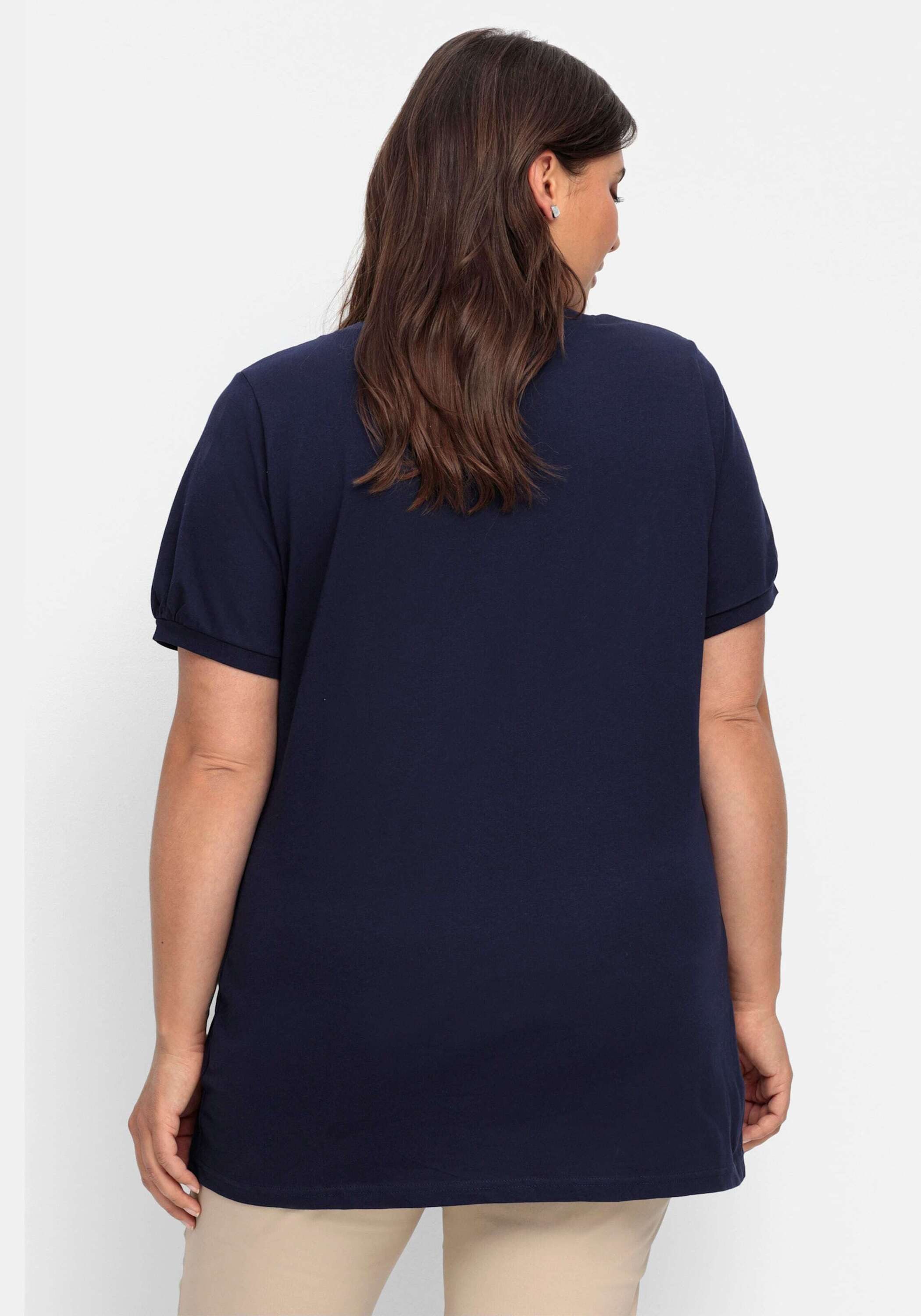 Sieh an! T-Shirt Longshirt Kurzarm – Bild 2 von 4