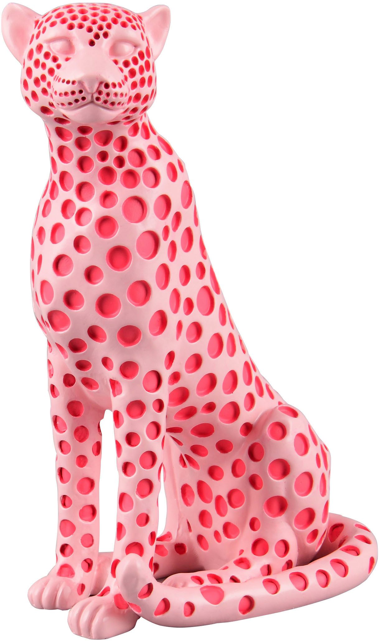 MIRRORS AND MORE Skulptur PANTRA (1 St), Dekofigur in auffälliger Leopardenform