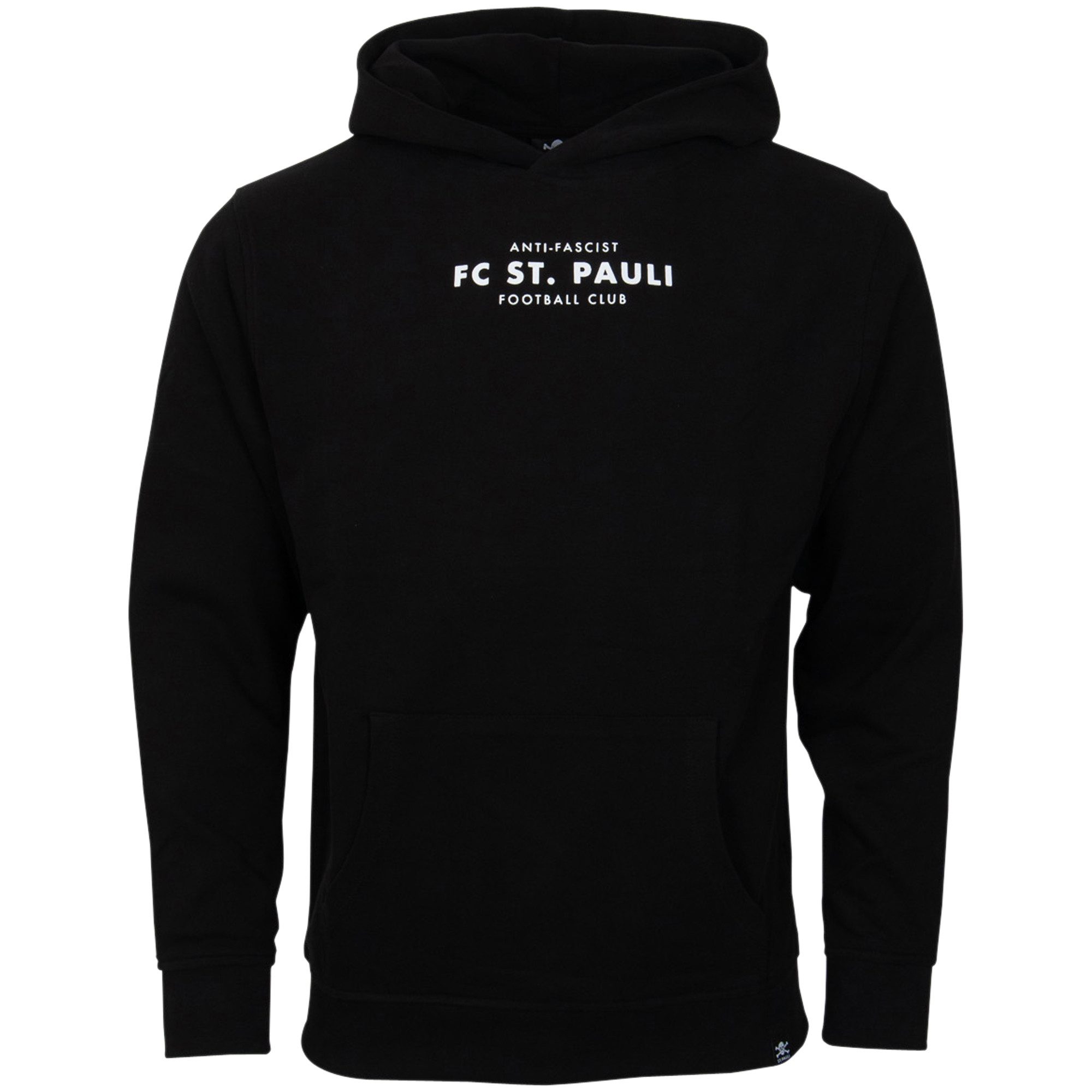 FC St. Pauli Kapuzenpullover FC St. Pauli - Kapuzenpullover Anti-Fascist Totenkopf - schwarz
