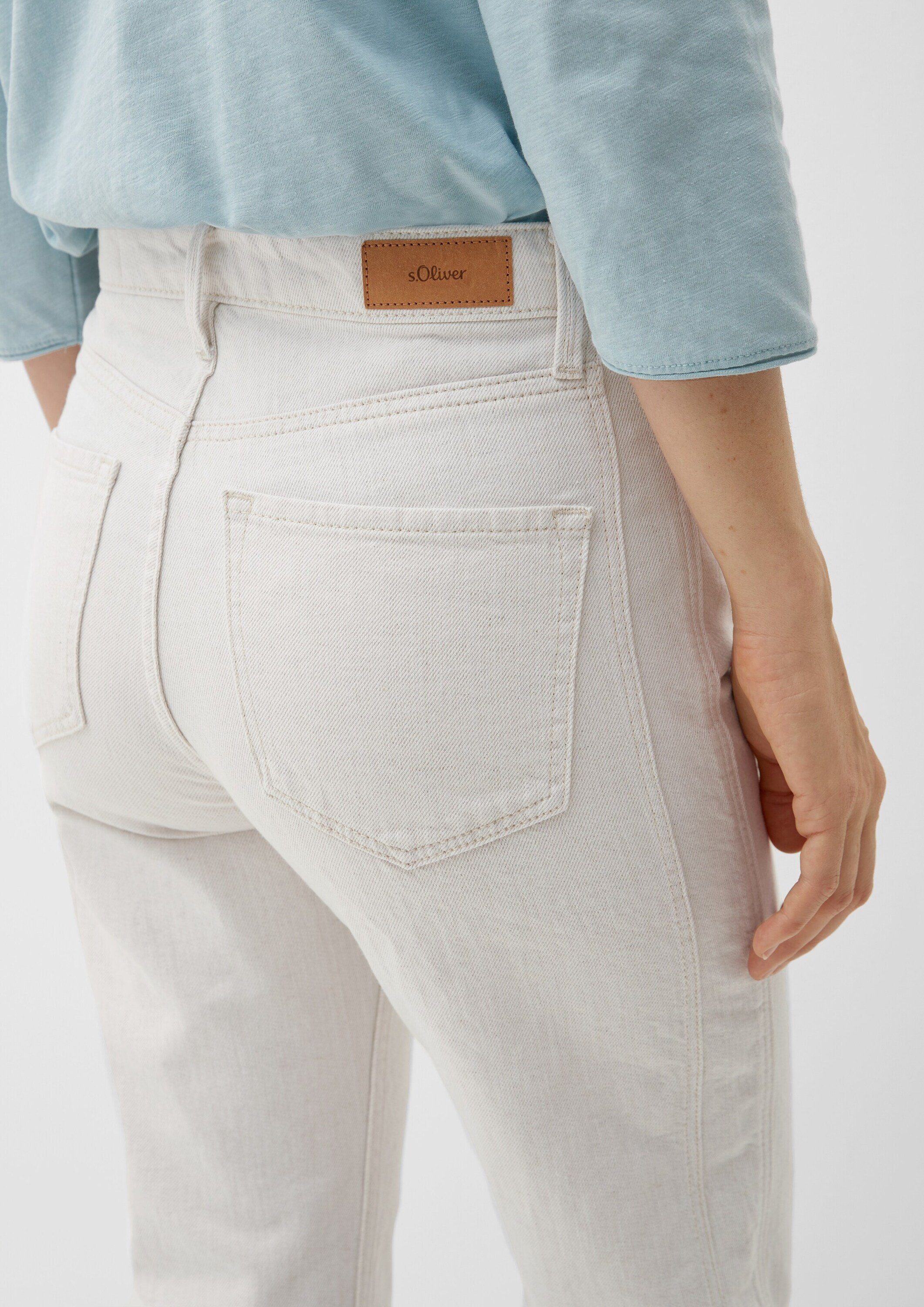 s.Oliver 7/8-Jeans (1-tlg) Plain/ohne Details