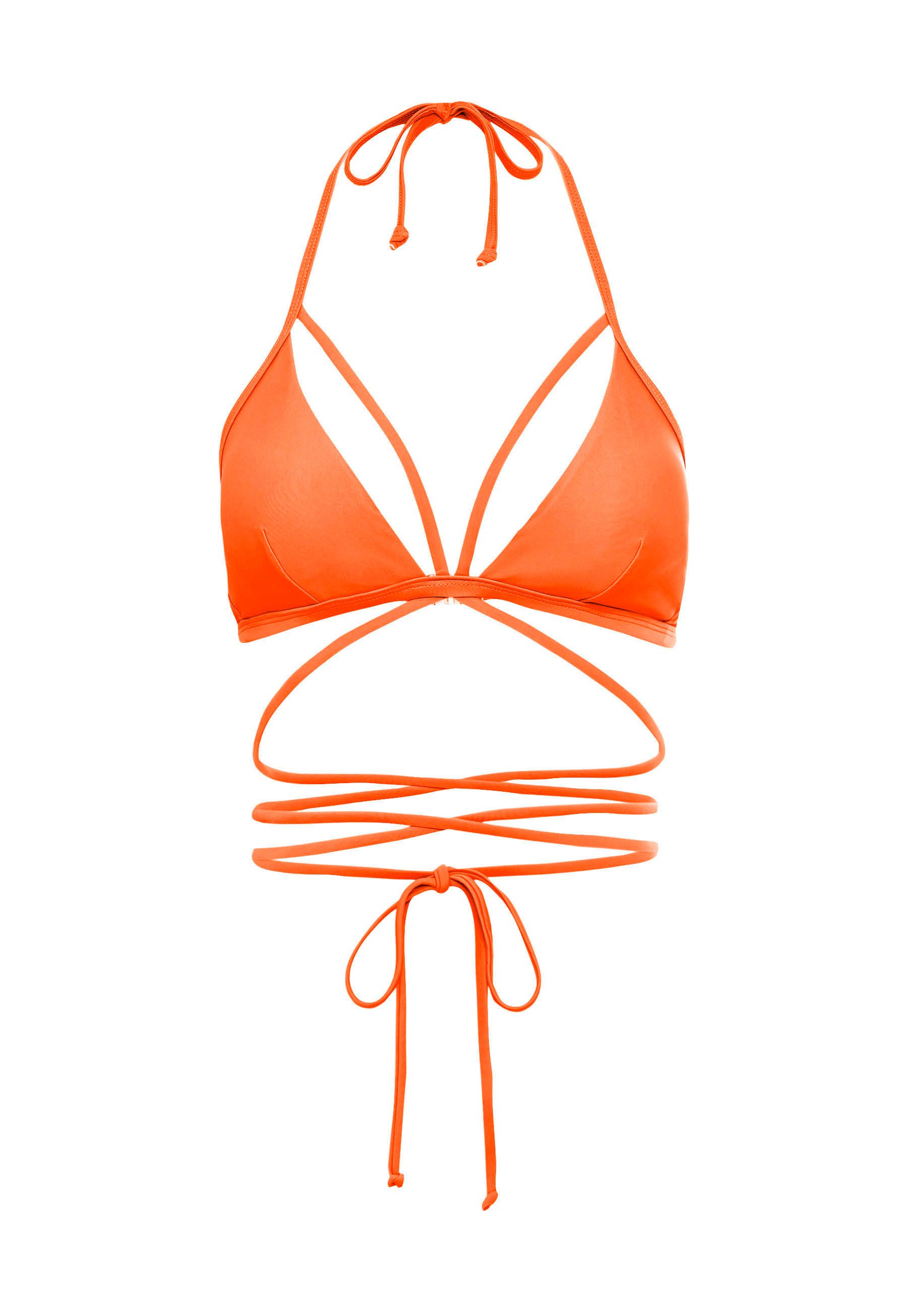 LSCN by LASCANA Triangel-Bikini-Top Gina, mit langem Bindeband
