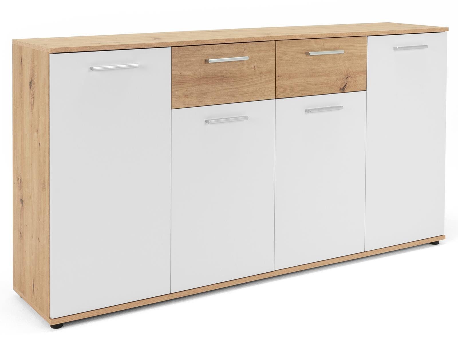 möbelando Sideboard Jacklin, Artisan Eiche