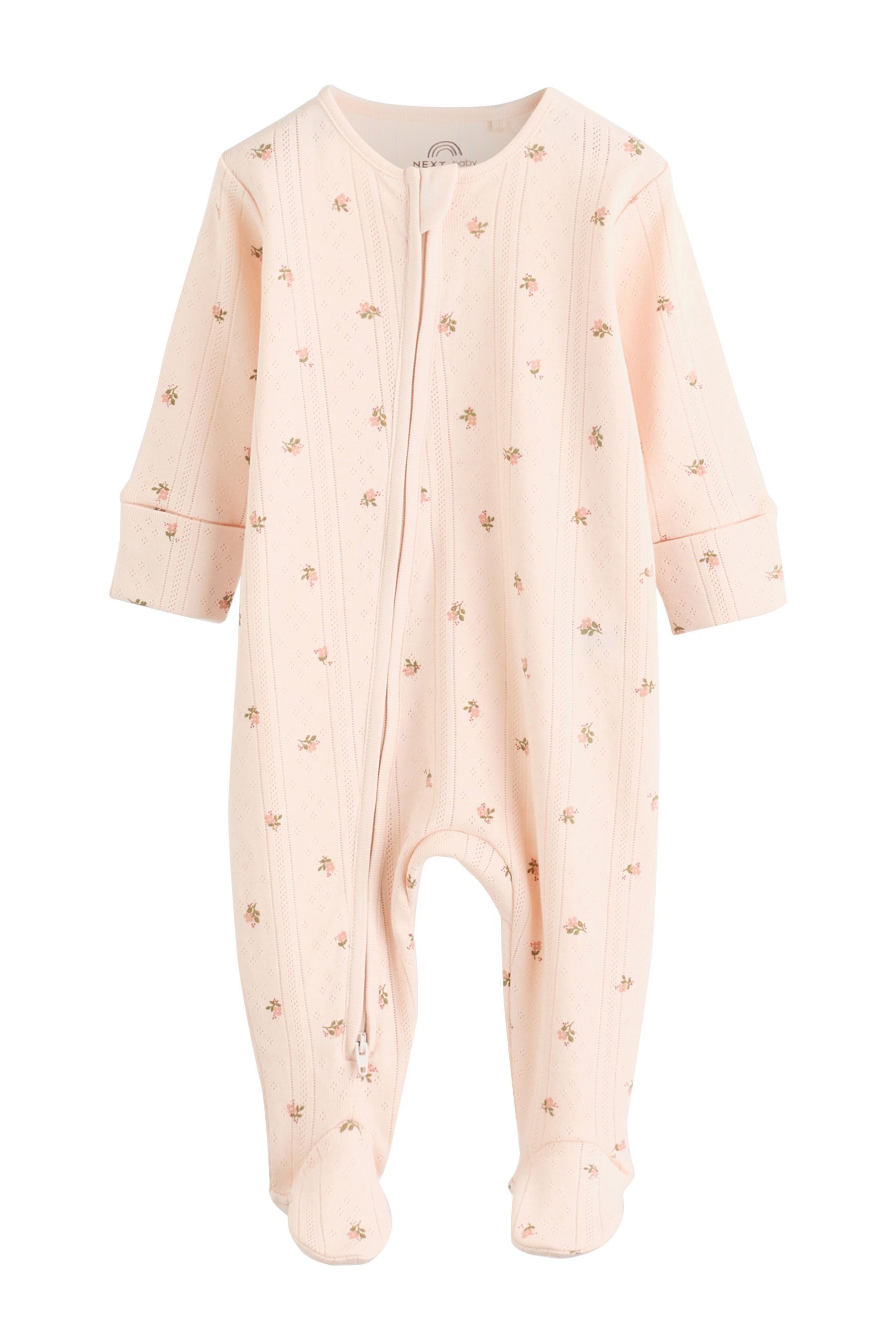 Next Schlafoverall Baby Schlafanzüge mit Zweiwege-RV, 5er-Pack (5-tlg) – Bild 2 von 5