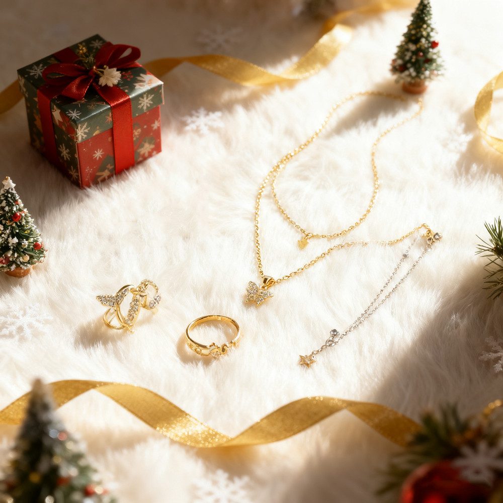 CLTYQ Schmuck-Adventskalender Weihnachtskalender für Frauen und Mädchen,Schmuck Adventskalender 2026 (24-tlg), Weihnachtsgeschenke für Frauen Mädchen Teenager – Bild 3 von 5