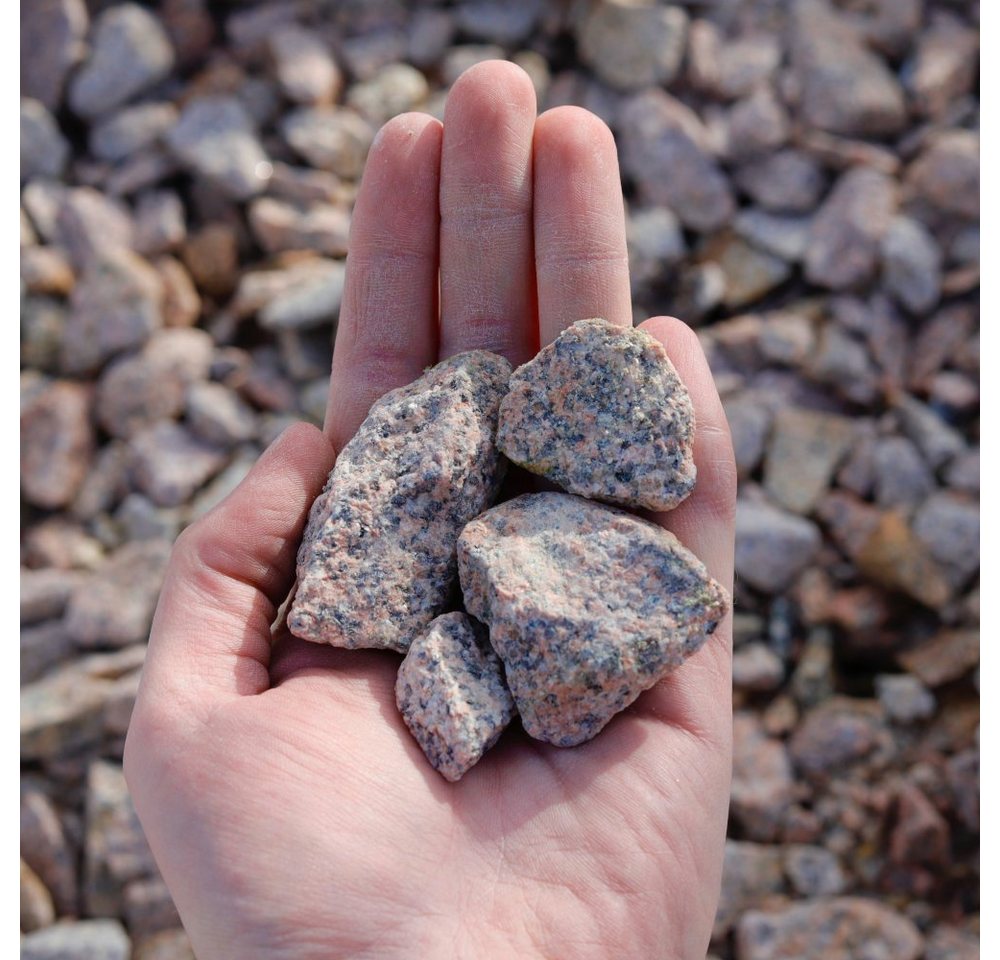 Thumbnail - CM-Gartendesign Stein Granit Ziersplitt, (16/32mm, rot), 1000kg