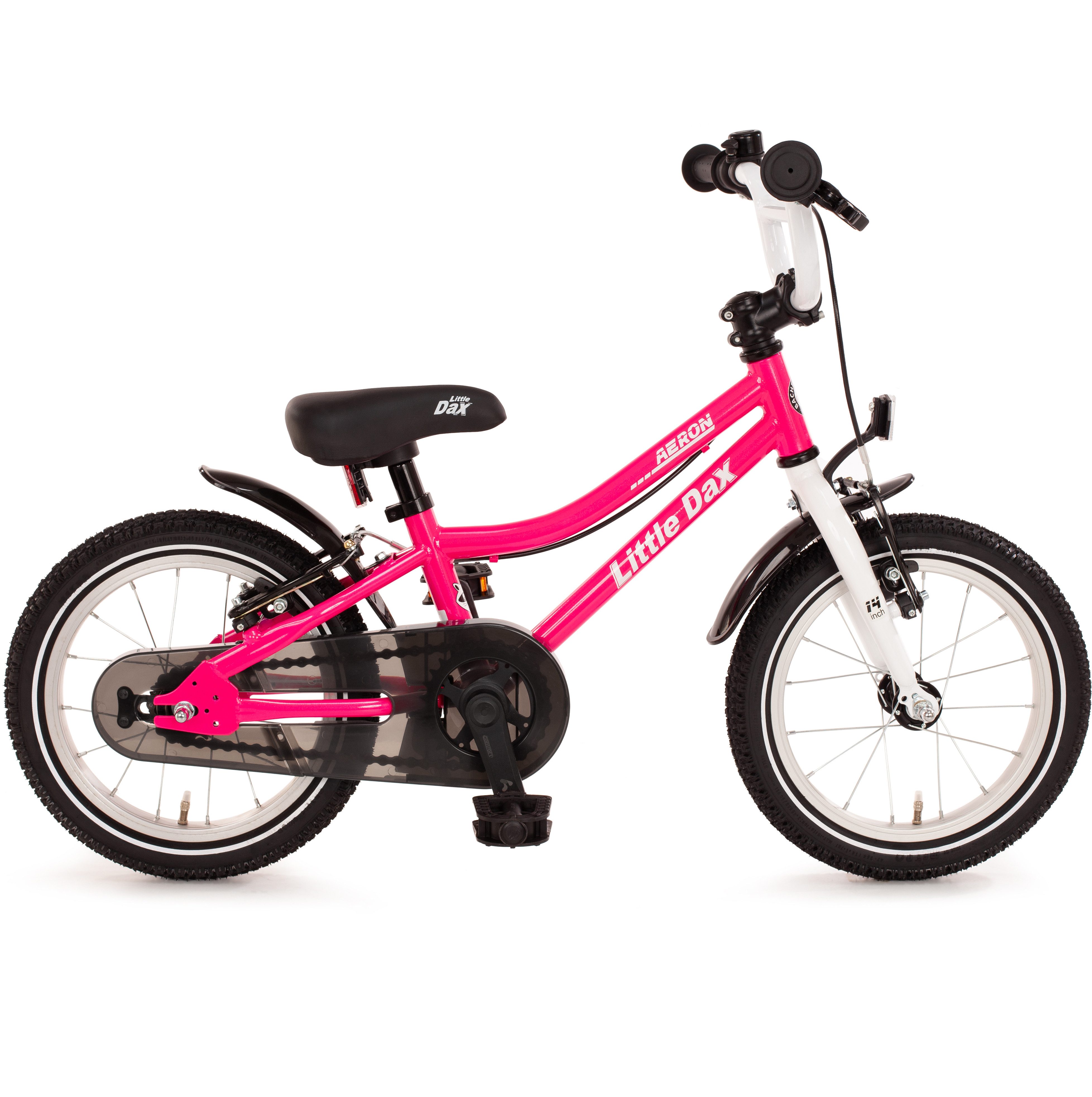 Bachtenkirch Kinderfahrrad 14 Zoll Fahrrad Pink Mädchen ab 3 Jahre, Sitzhöhe 43-50 cm, Schrittlänge ab ca. 41 cm, Gewicht ca. 7 kg