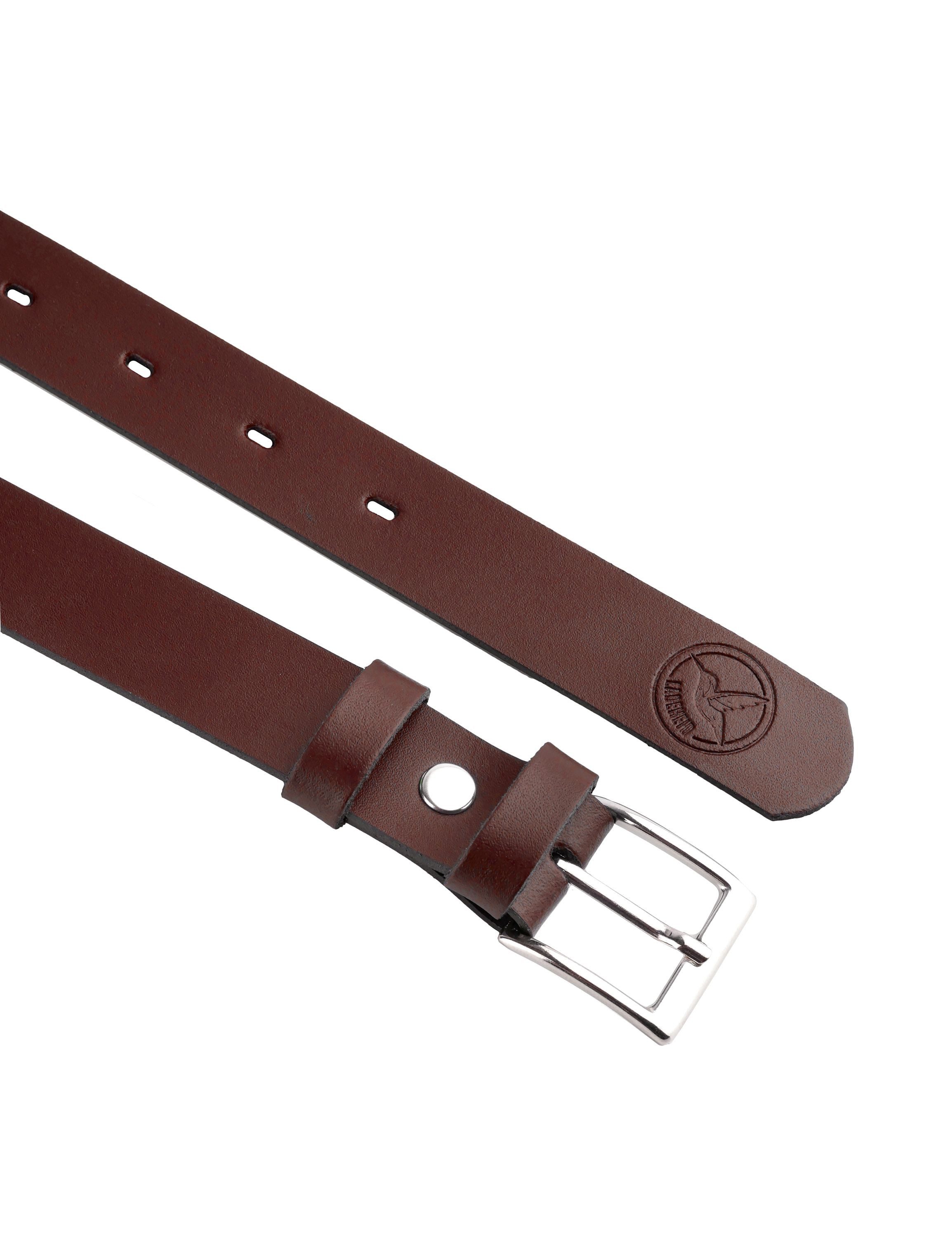 Ladeheid Ledergürtel Kinder Gürtel Ledergürtel 2,5 cm Breit K1D5 (1-St)