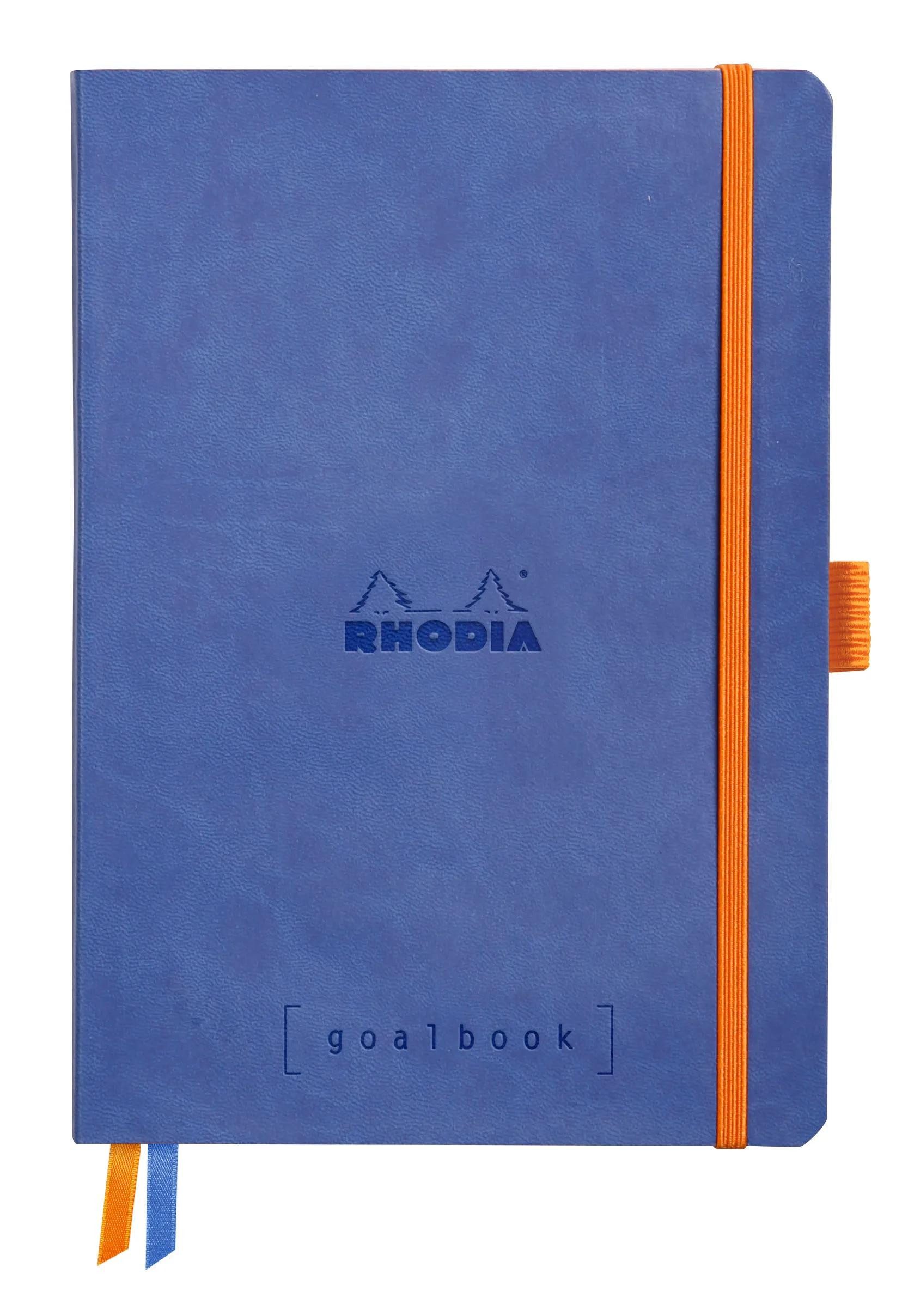 EXACOMPTA Notizheft Goalbook A5 120 Bl elfenbein 90g, Dot/punktkariert Saphir 117748C, Rhodia, Blöcke, Hefte und Notizbücher