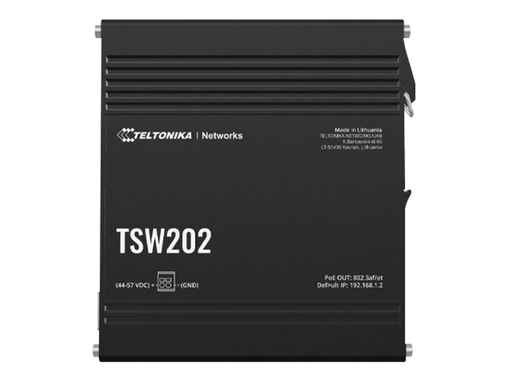 Teltonika TELTONIKA TSW202 - Switch - managed - 8 x 10/100/1000 (PoE) Netzwerk-Switch