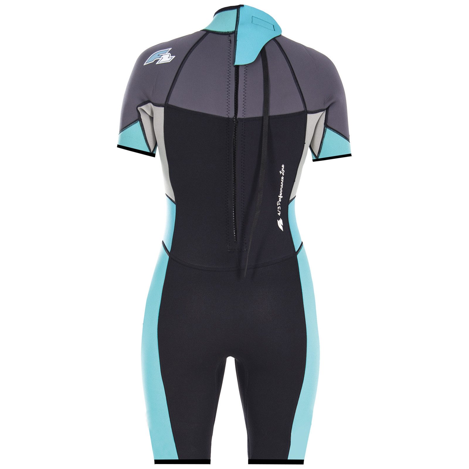 F2 Neoprenanzug F2 Damen Neopren Anzug Gipsy - Shorty 3/2 mm XXS Türkis 2024/25