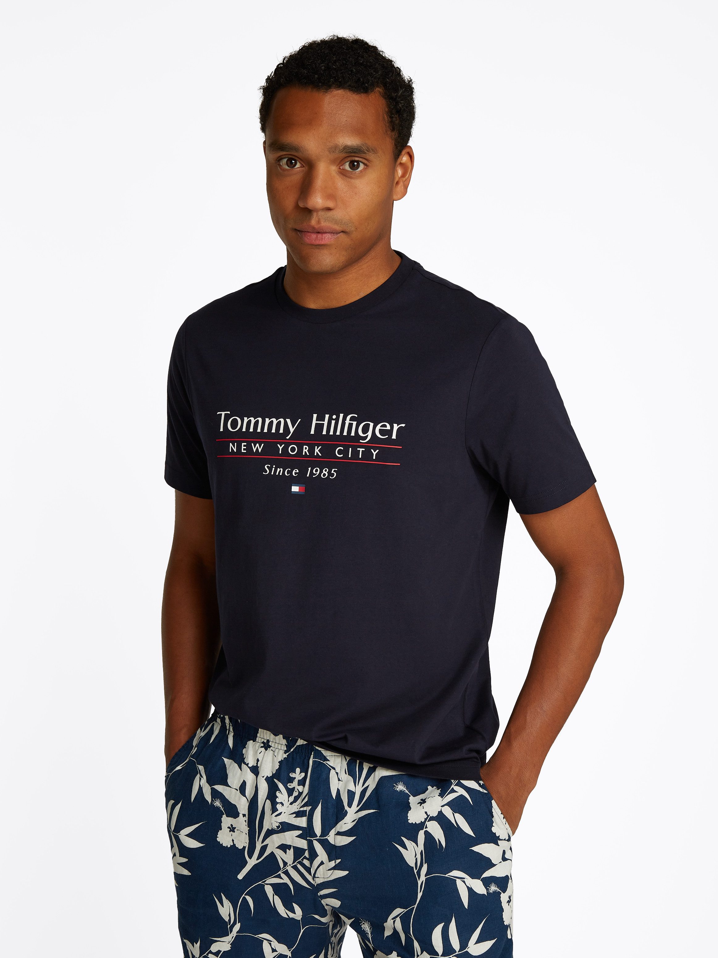 T-Shirt HILFIGER CENTER STACK TEE