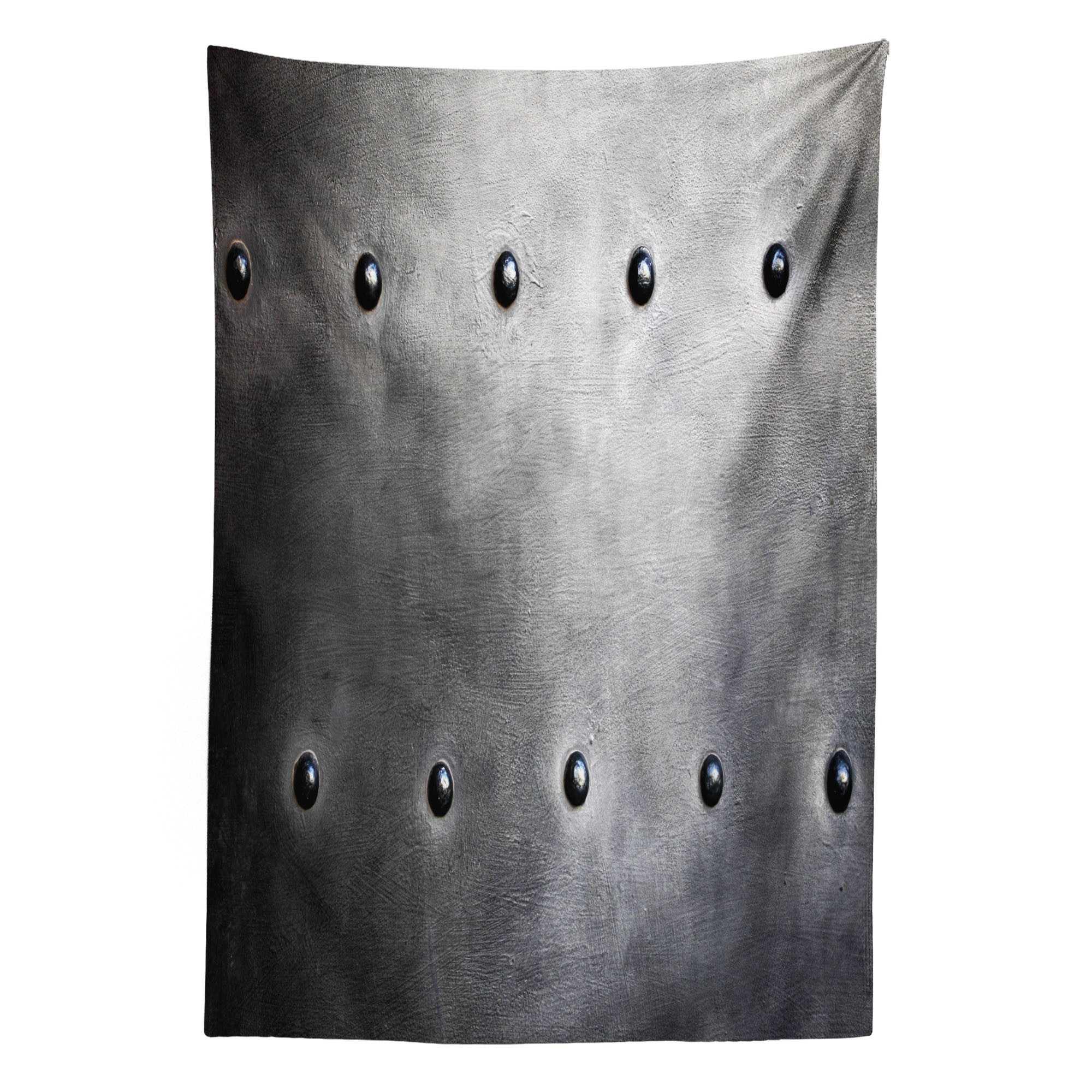 Abakuhaus Wandteppich aus Weiches Mikrofaser Stoff Für das Wohn und Schlafzimmer, rechteckig, industriell Schwarze Schmutz-Platte