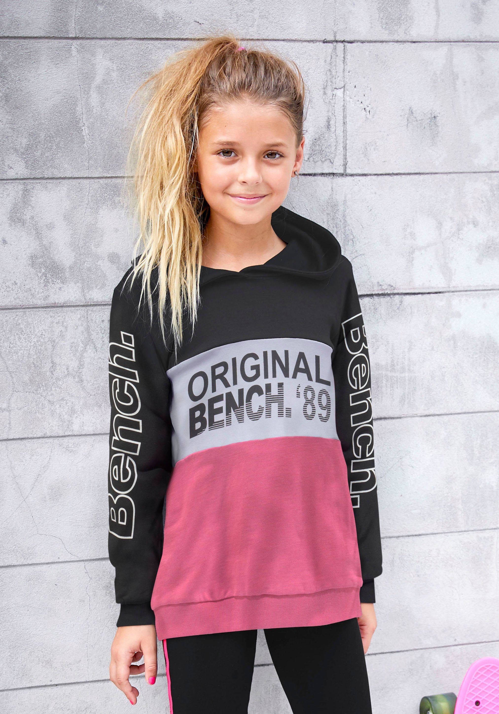 Bench. Kapuzensweatshirt Logoprints mit