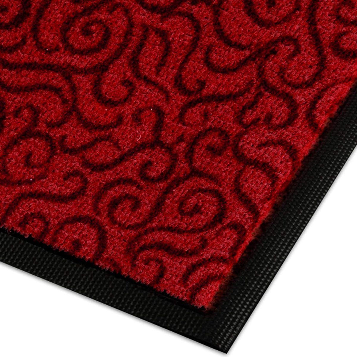 Fußmatte Sauberlaufmatte Brasil Fixgrößen, Viele Dunkelrot mm Floordirekt, Größen, 6.5 & Höhe: Farben