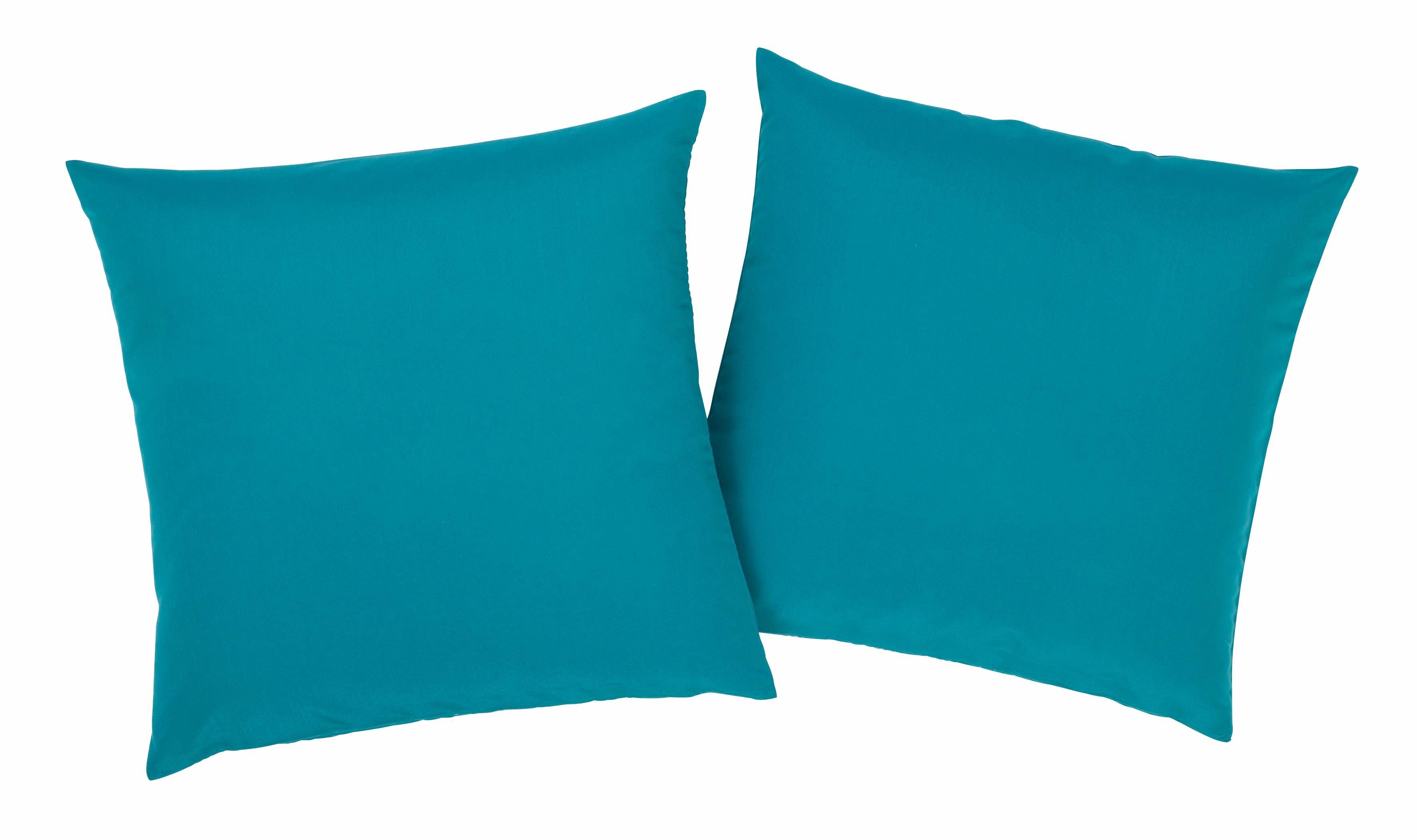 Bruno Banani Dekokissen Lagan, 2-er Set, einfarbig, Kissenhüllen ohne Füllung, 40 x 40 cm