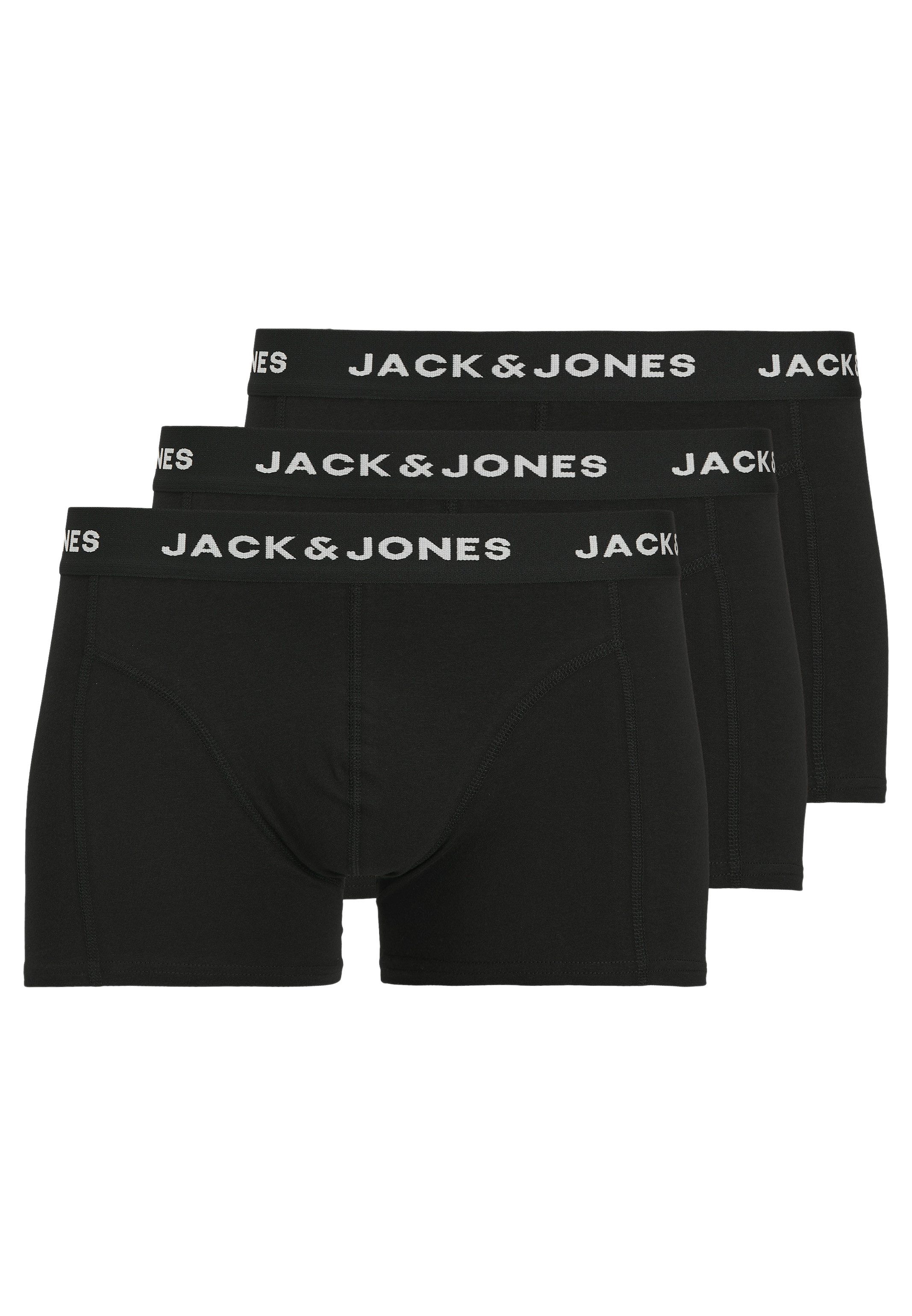 Jack & Jones Retro Boxer 3er Pack Anthony (Spar-Set, 3-St) Retro Short / Pant - Baumwolle - ohne Eingriff - Atmungsaktiv