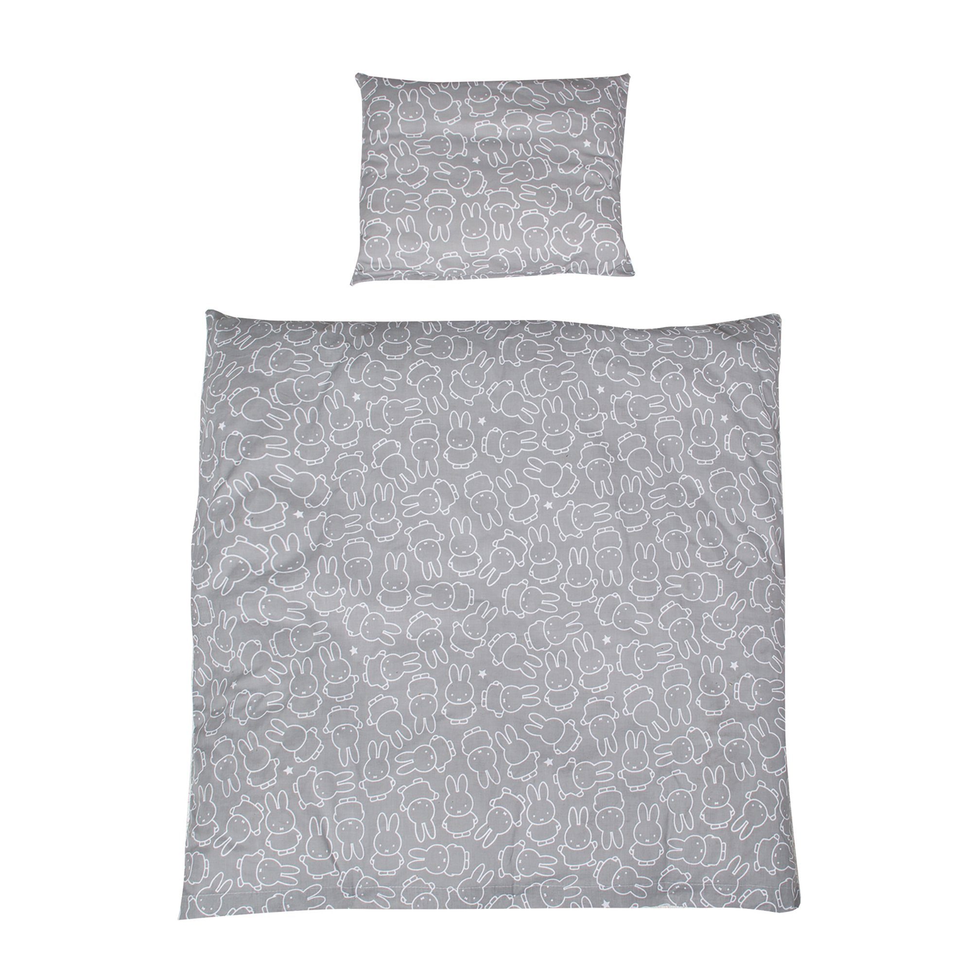 roba® Babybettwäsche Wiegenset, 2 teilig, 2-teilige Wiegenbettwäsche