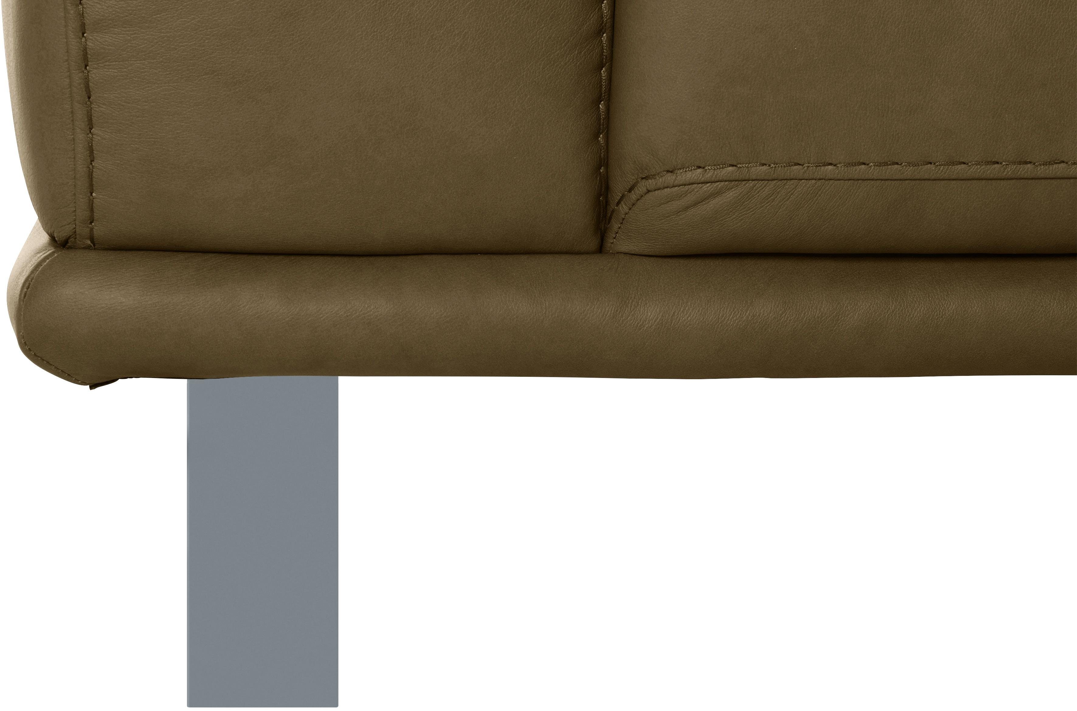 2-Sitzer matt, Silber W.SCHILLIG Breite in mit montanaa, cm 192 Metallkufen
