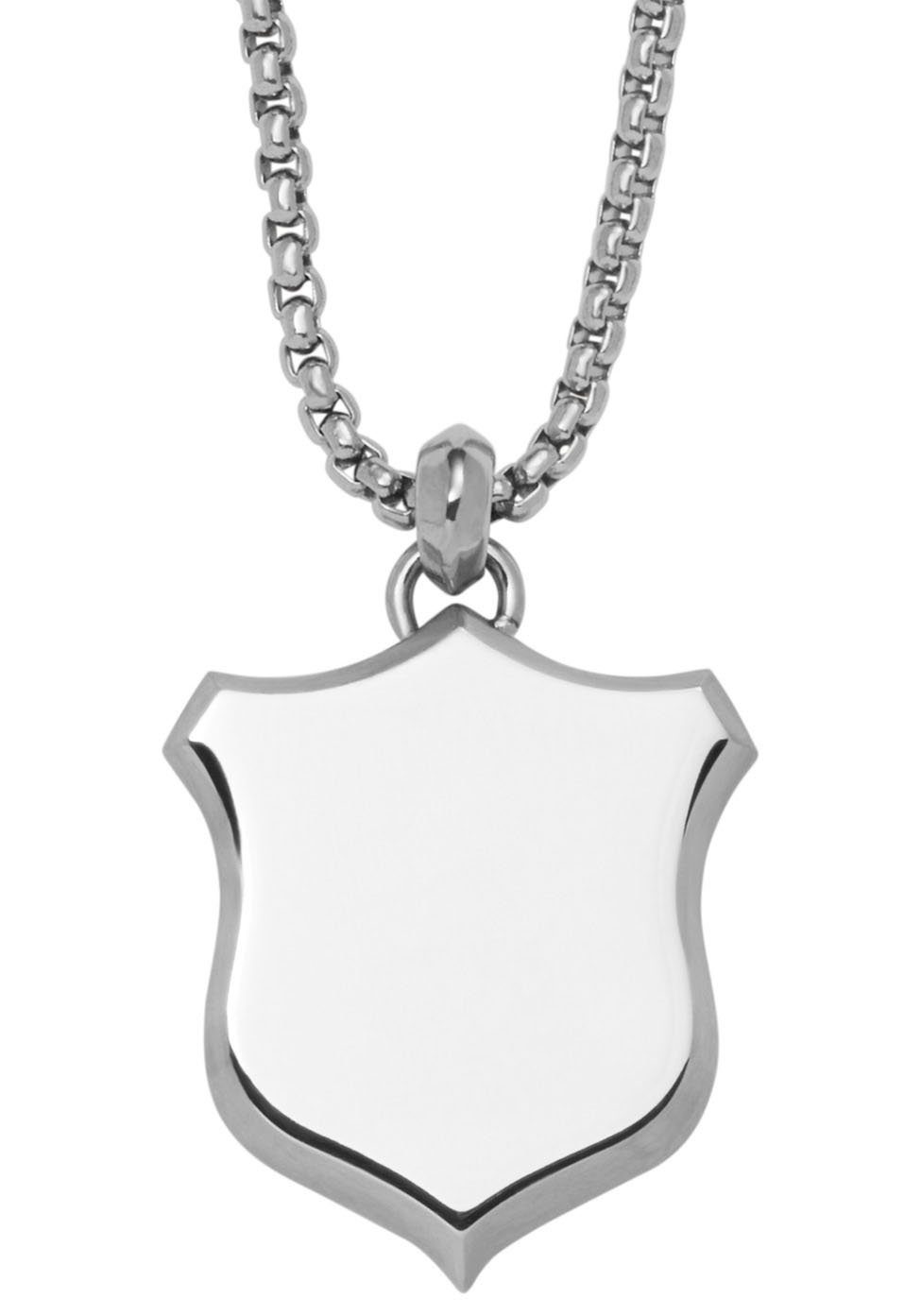 Fossil Kette mit Anhänger Wappen, HERIT...