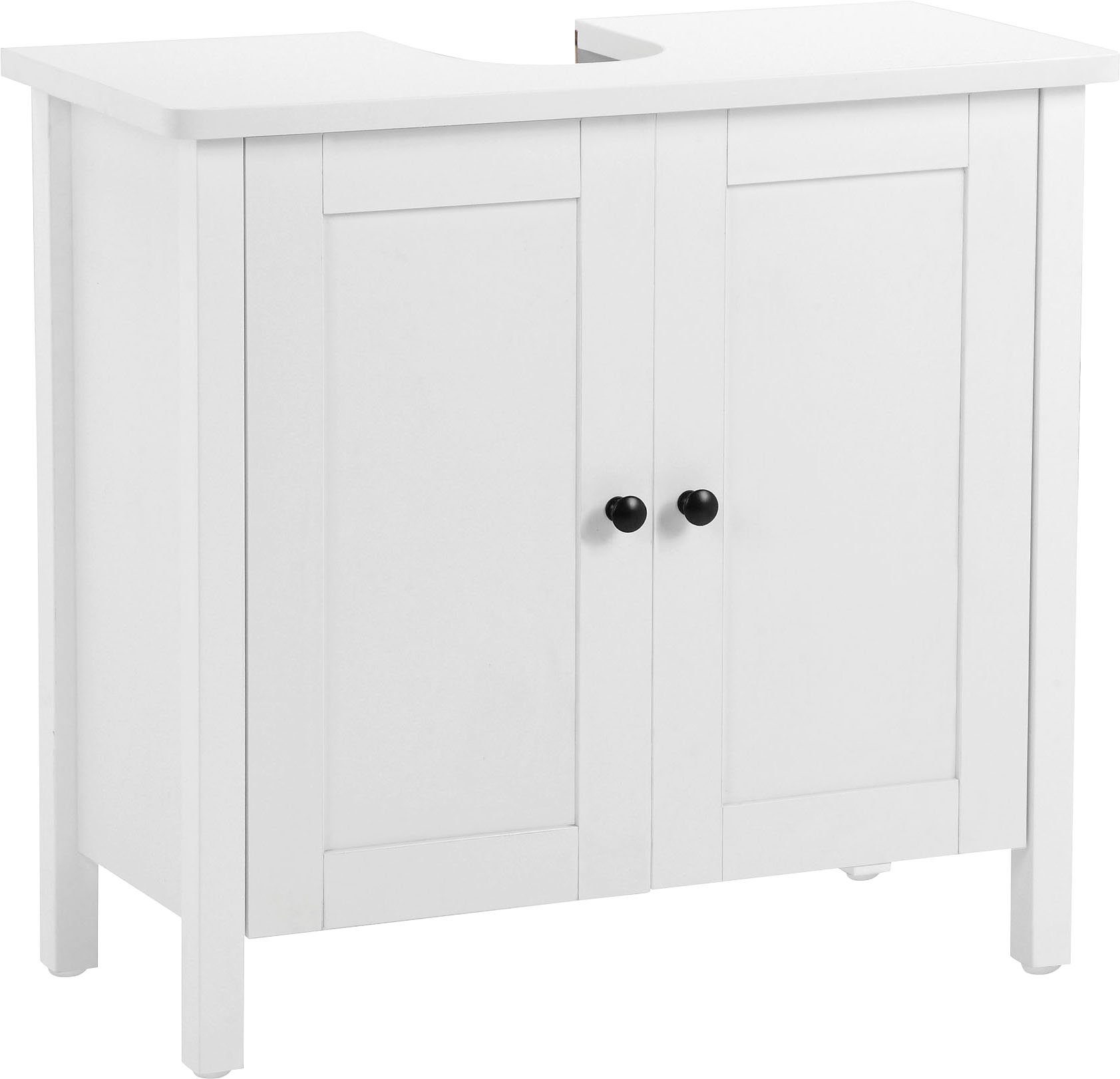 welltime Waschbeckenunterschrank Aalborg Badmöbel im Landhaus-Stil, Breite günstig online kaufen