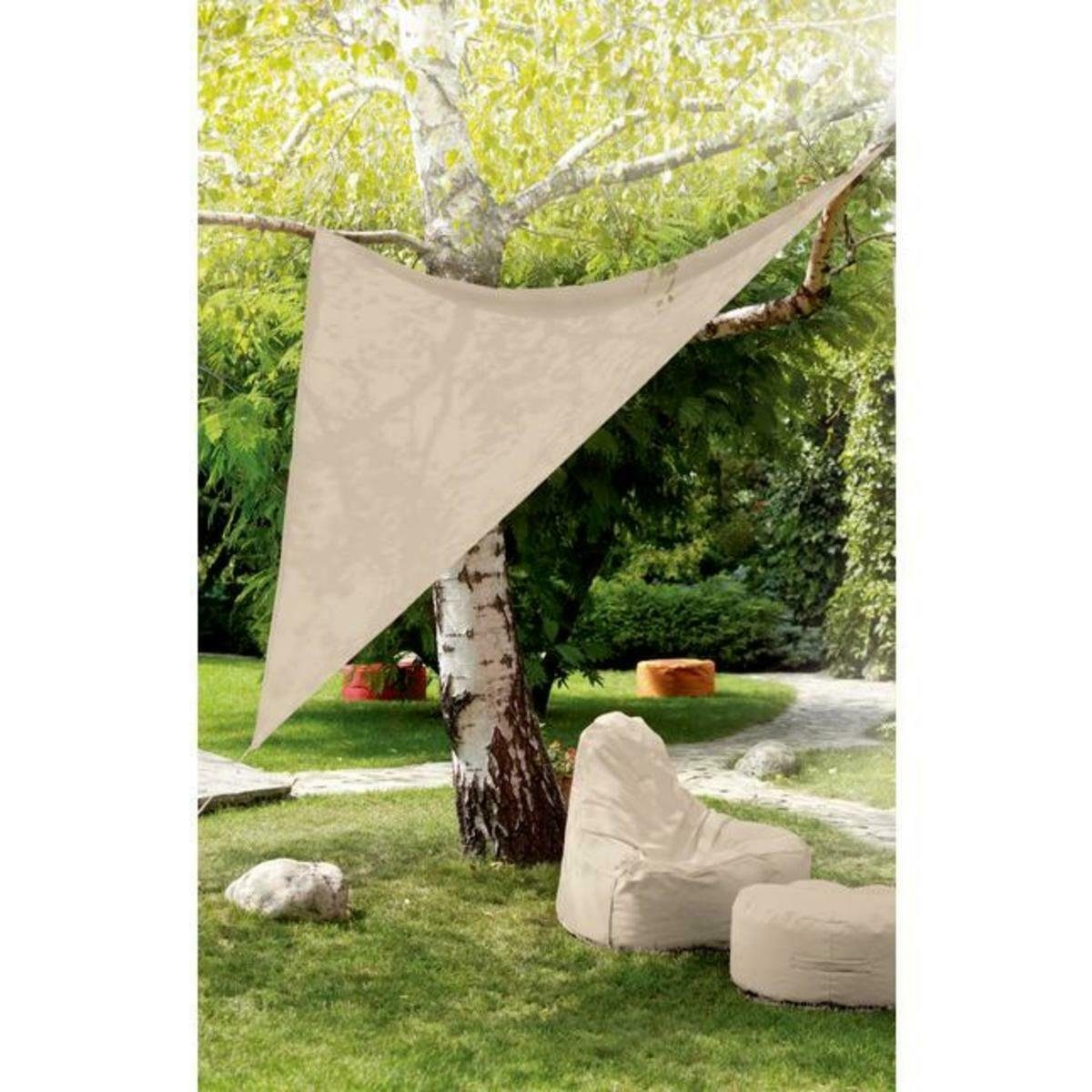 UV Dreieck Sonnensegel Sonnenschutz Sonnendach Schutz Garten Camping Windschutz 