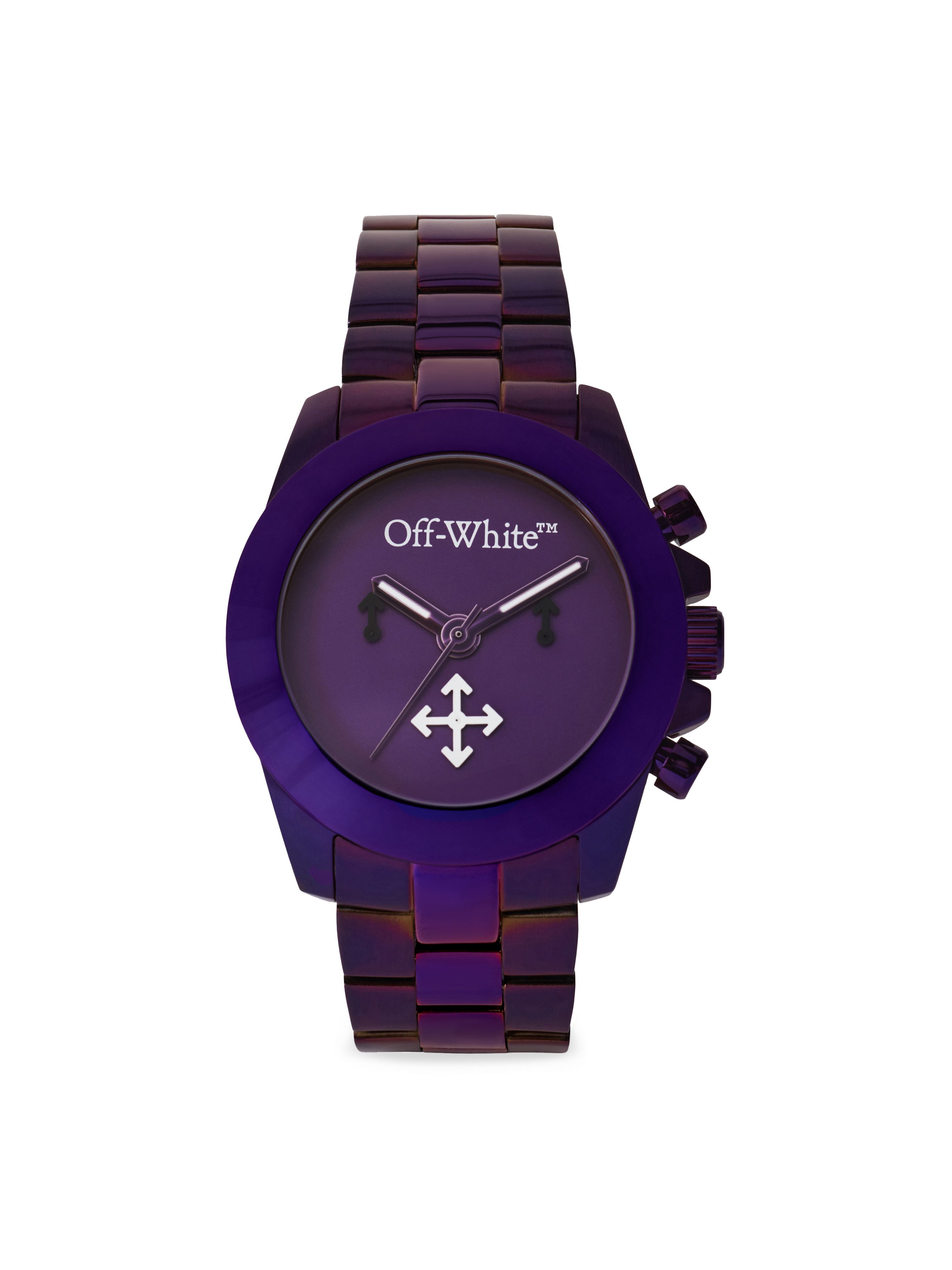 OFF-WHITE Chronograph RESET OW1G012M0065, Quarzuhr, Armbanduhr, Herrenuhr, Edelstahlarmband, analog
