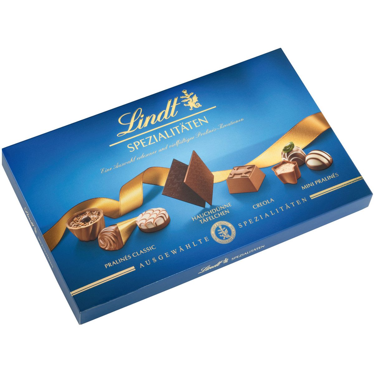 LINDT Schokolade, Lindt Hauchdünne Täfelchen köstliche Vollmilchschokolade Vielfalt 125g