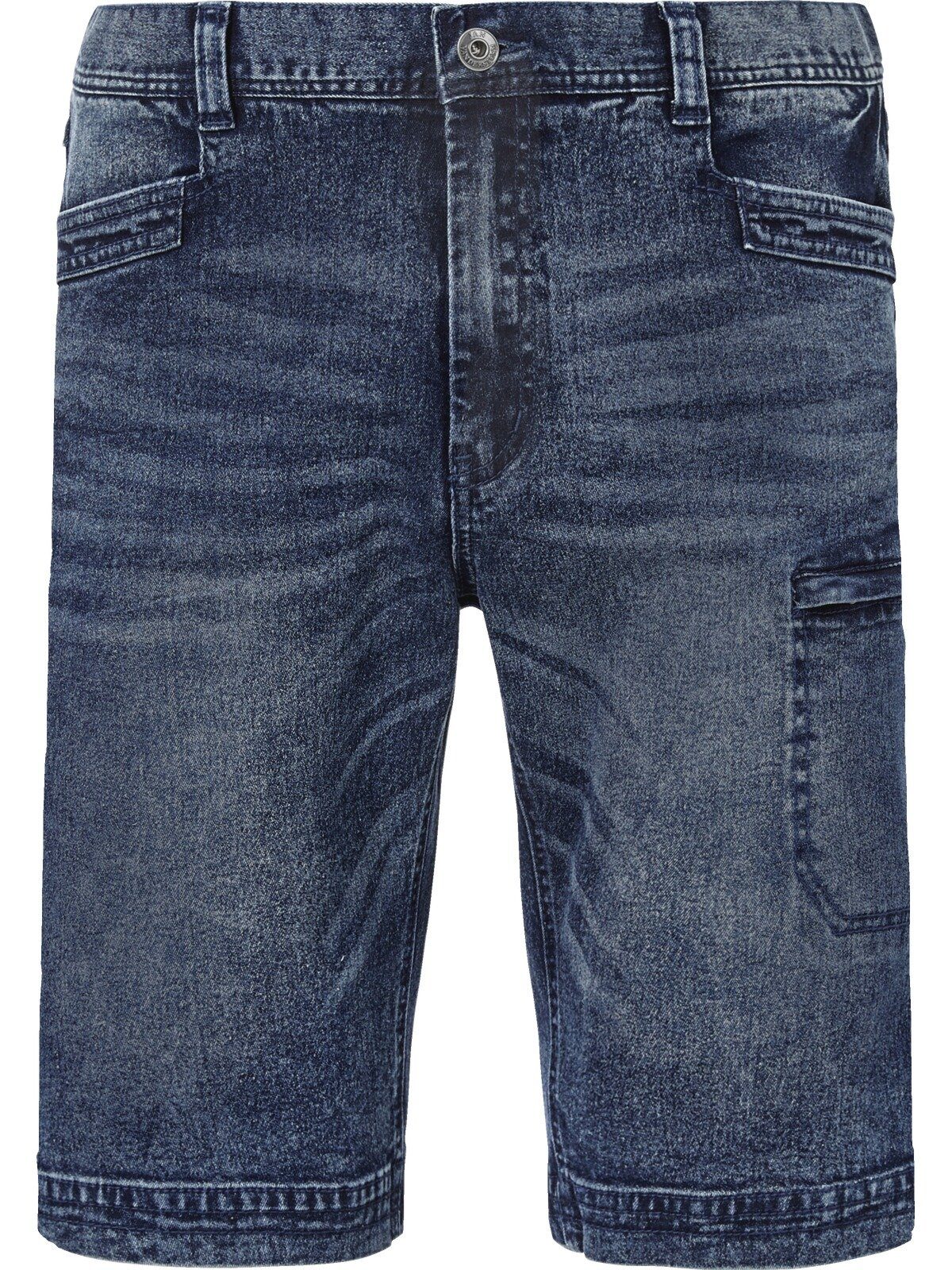 Jan Vanderstorm Cargobermudas AKISTEG in Stone-Washed Design – Bild 3 von 5