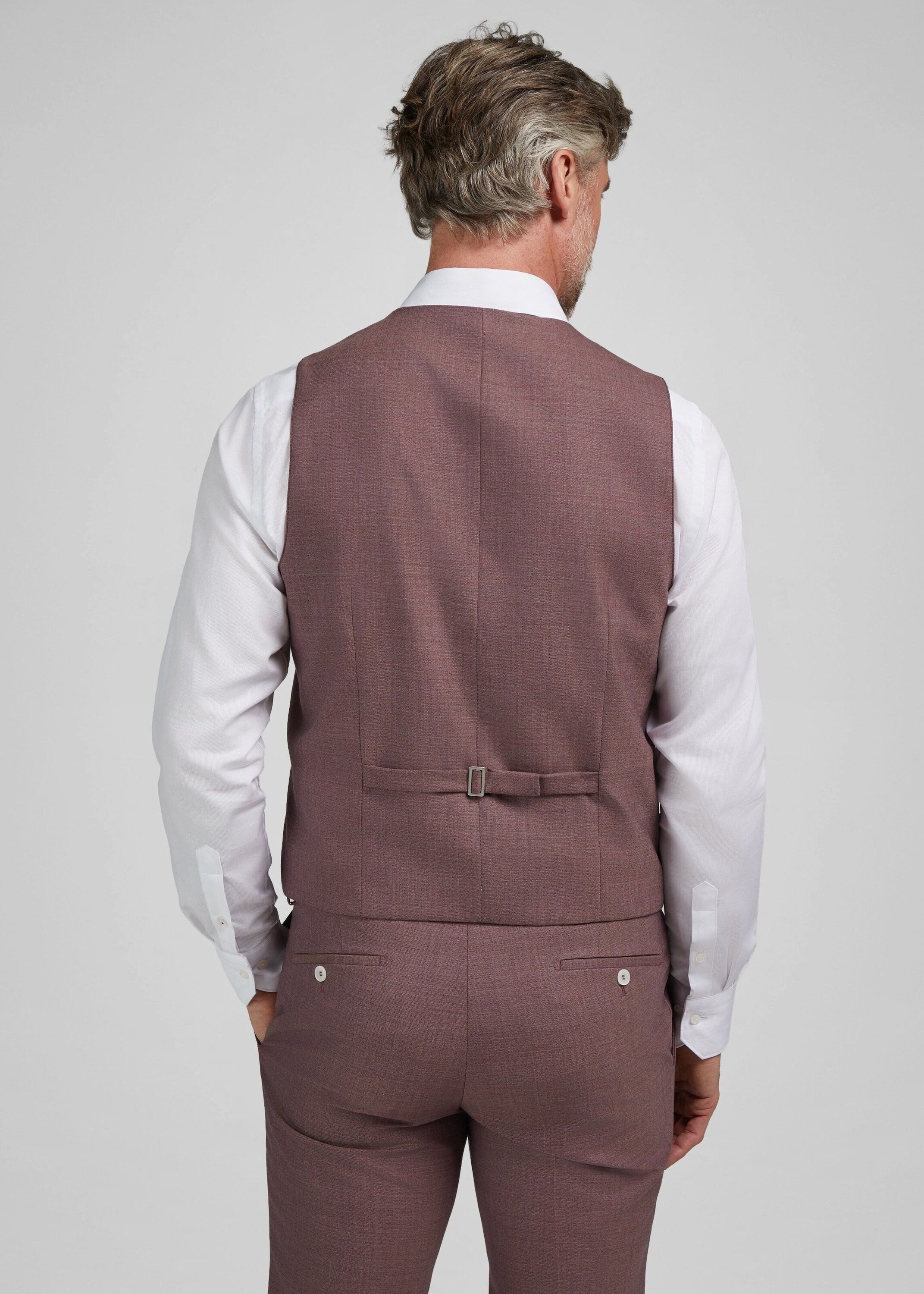 HECHTER PARIS Funktionsweste Fein strukturierter Woll-Stretch-Mix