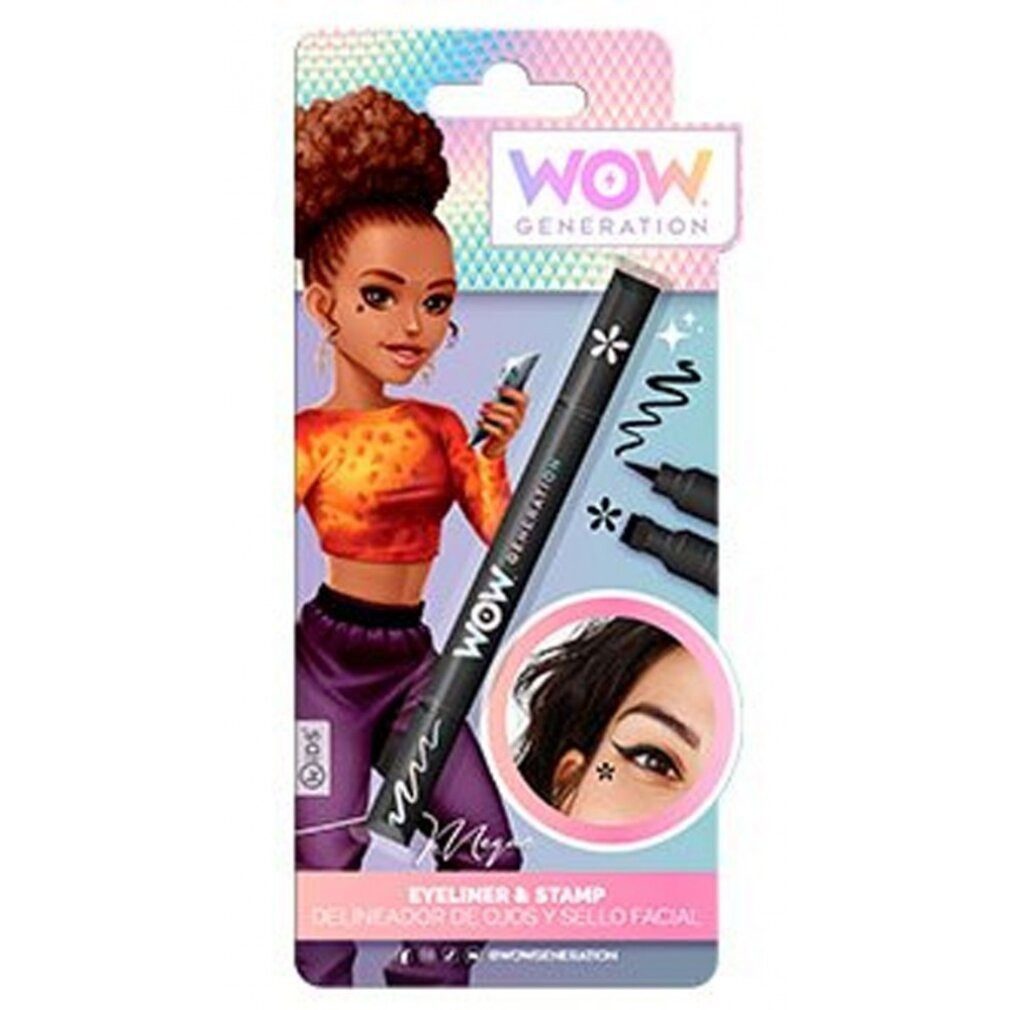 Kids Euroswan Theaterschminke WOW Generation schwarzer Eyeliner und Stempelset