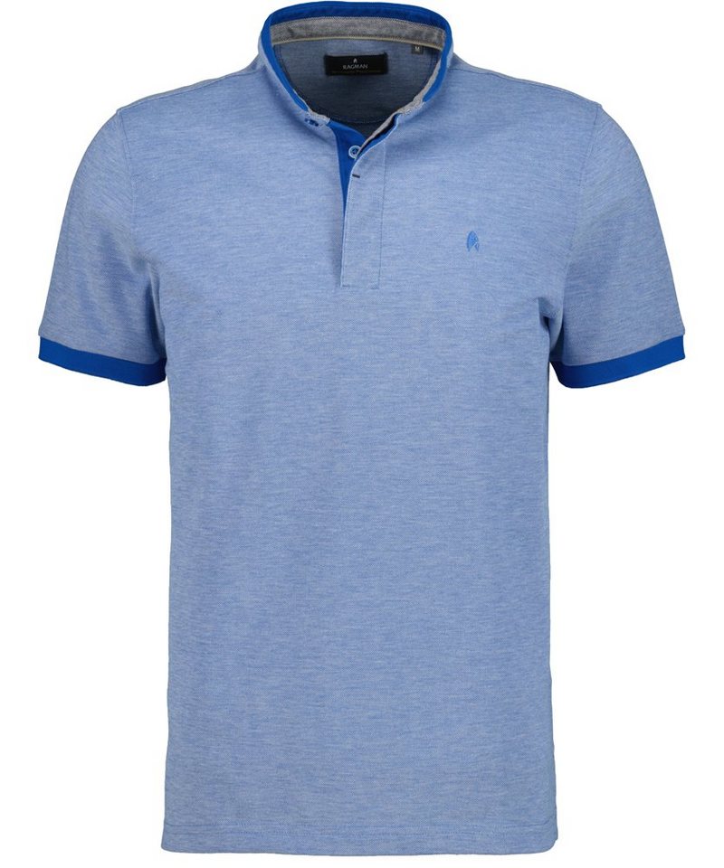 RAGMAN Poloshirt, Verdeckte Knopfleiste