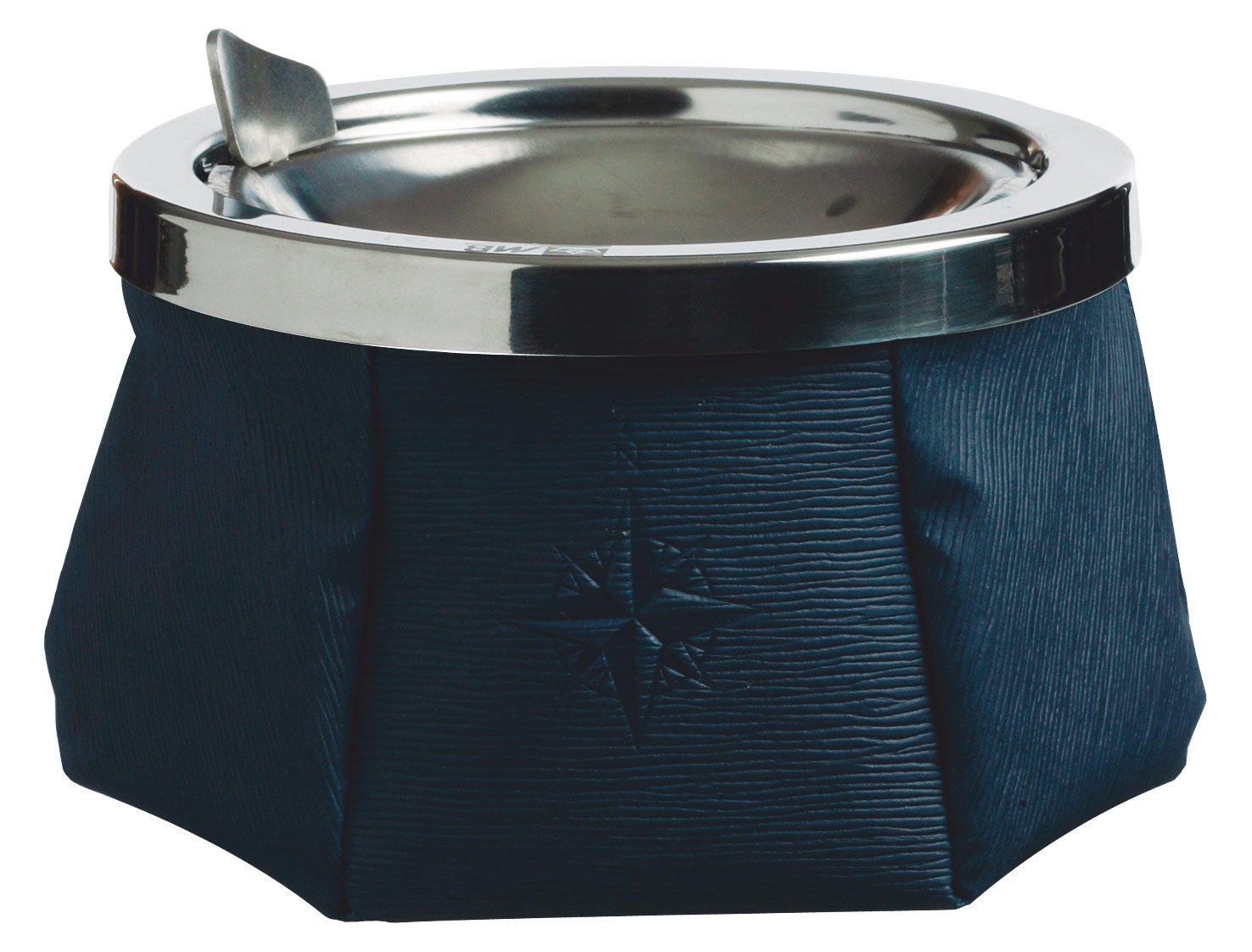Aschenbecher Aschenbecher mit Deckel, winddicht, Marineblau