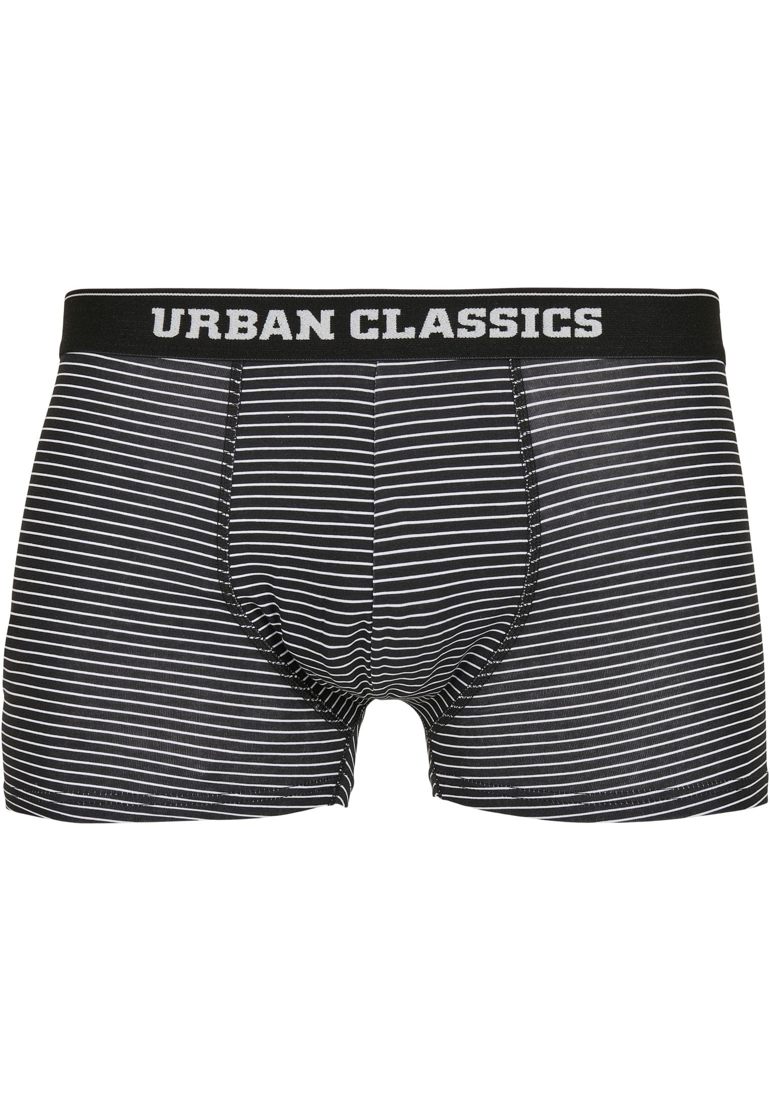 black Shorts Herren CLASSICS 5-Pack Boxer stripeaop Organic (1-St) white Boxershorts URBAN