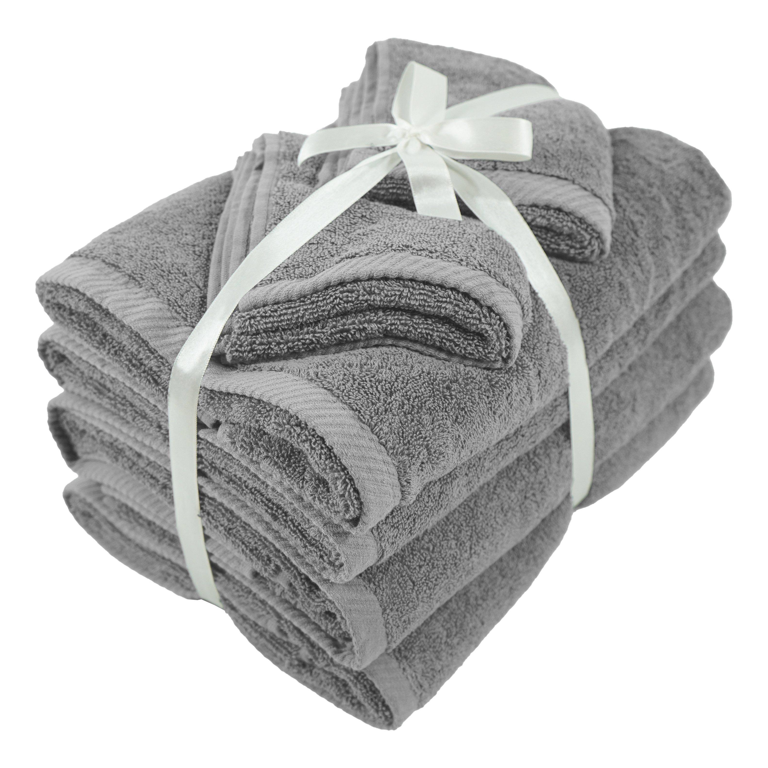 Bruno Banani Handtuch Set Lana, Handtuch-Set in Premium Qualität 600g/m², Frottier (Set, 6-St), hochwertig, weich, flauschige Qualität, 5 Jahre Garantie