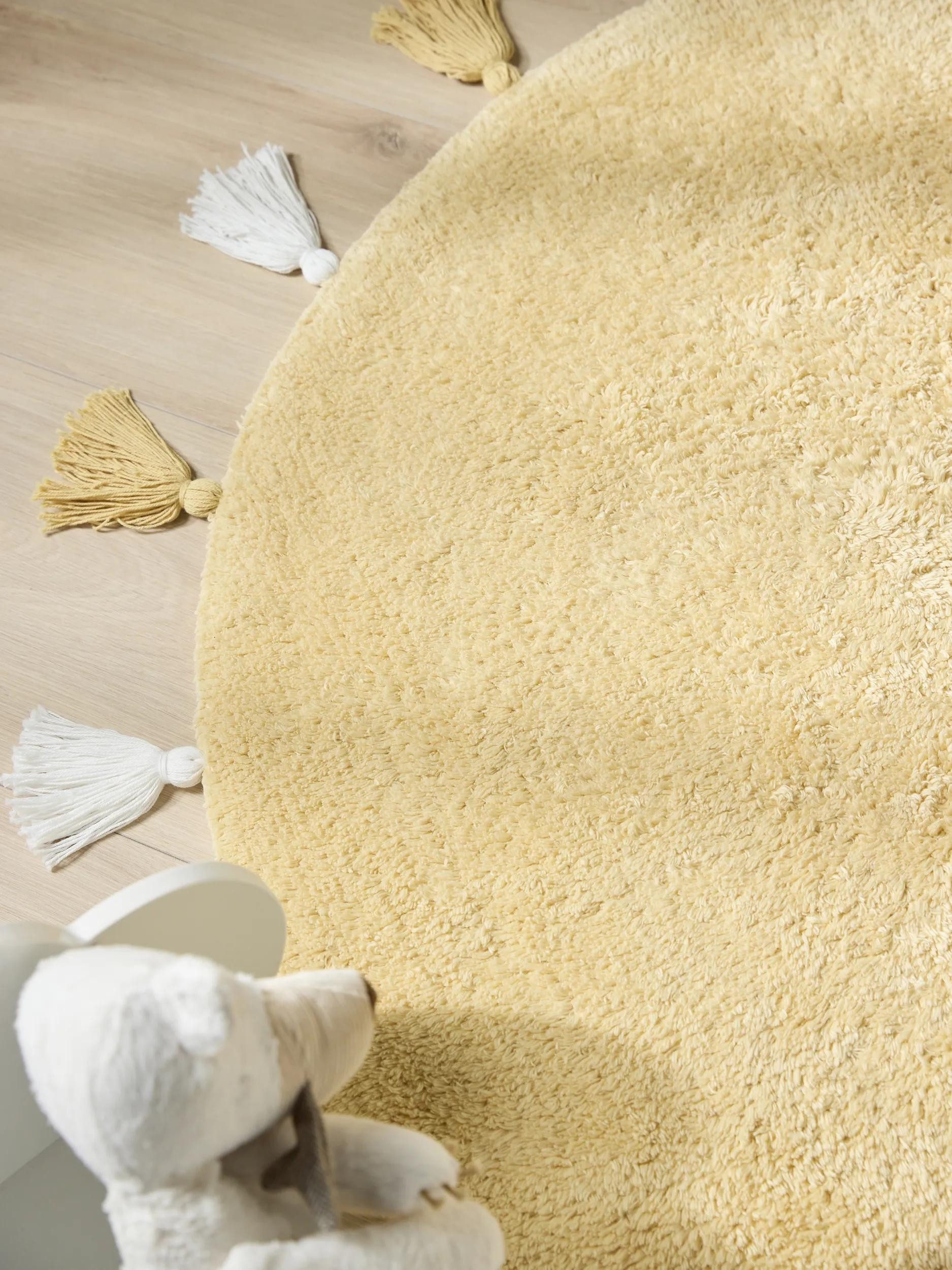 benuta Kinderteppich Malu, rund, Höhe: 6 mm, Kunstfaser, Berber, Ethno-Style, Wohnzimmer