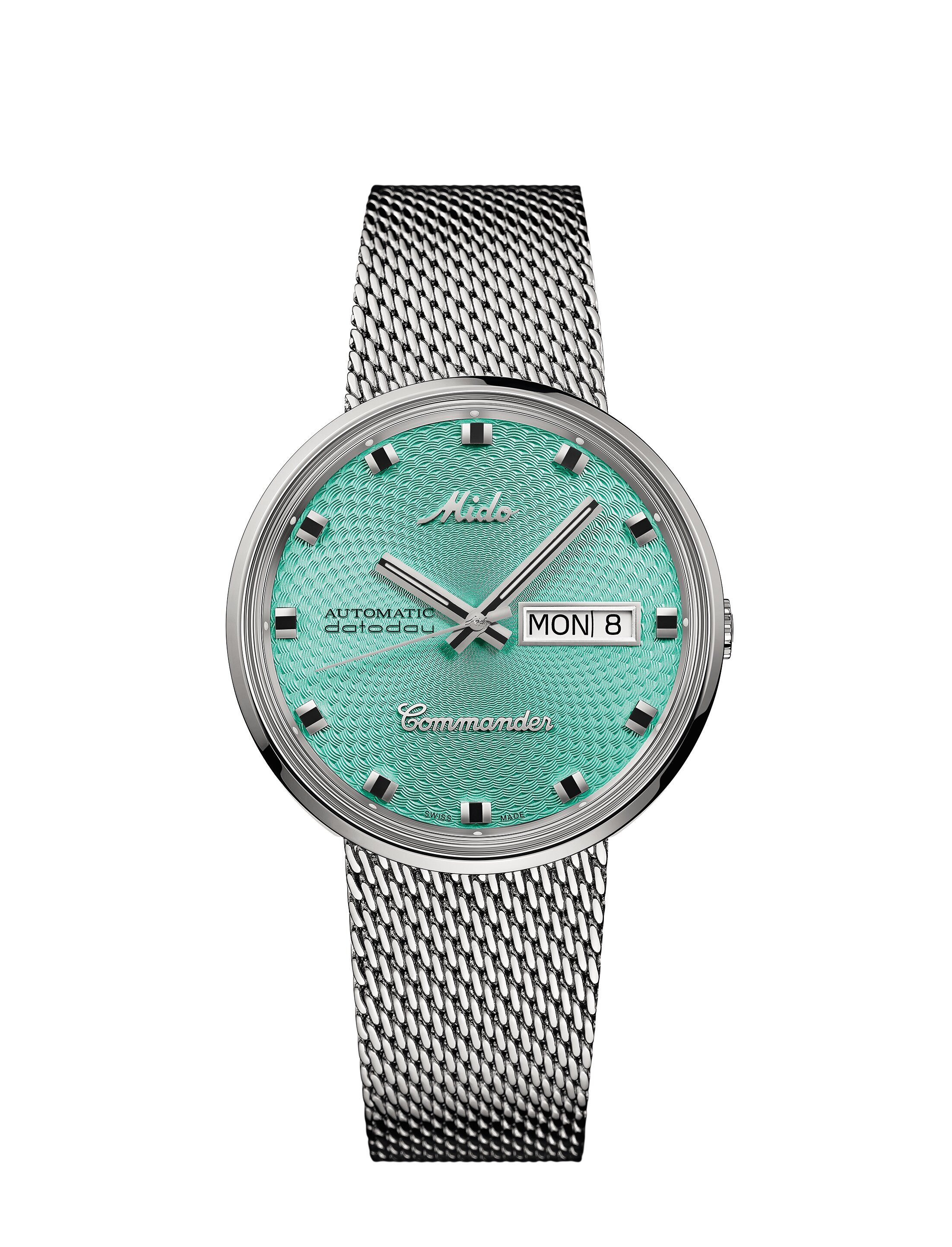 Mido Armband Mido Damen Uhr M8429.4.25.11 Commander Day Date Automatik (kein Set, 1-tlg., kein Set)